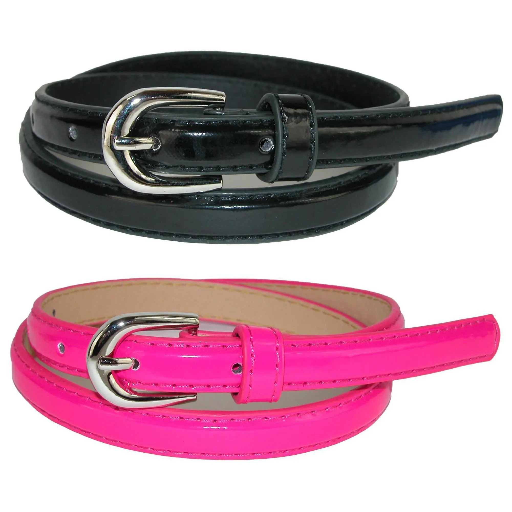 Kid's Skinny Dress Belt (Pack of 2 Colors)