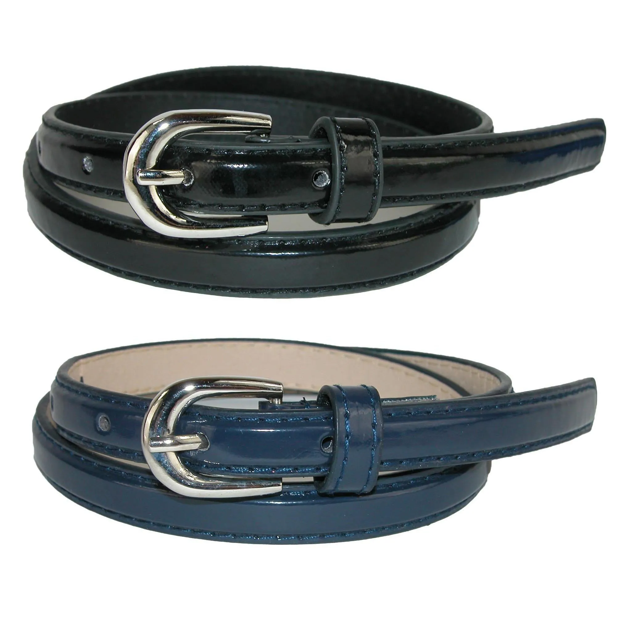Kid's Skinny Dress Belt (Pack of 2 Colors)