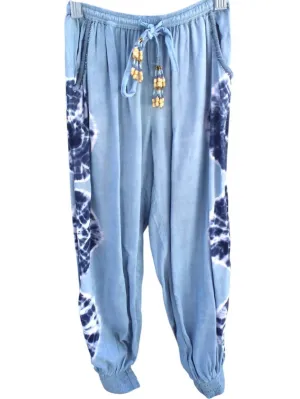 Kid's Sunburst Pant In Indigo Blue