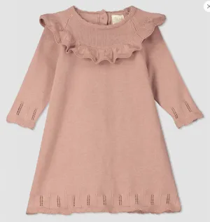 Kid's Tressa Knit Dress In Pink