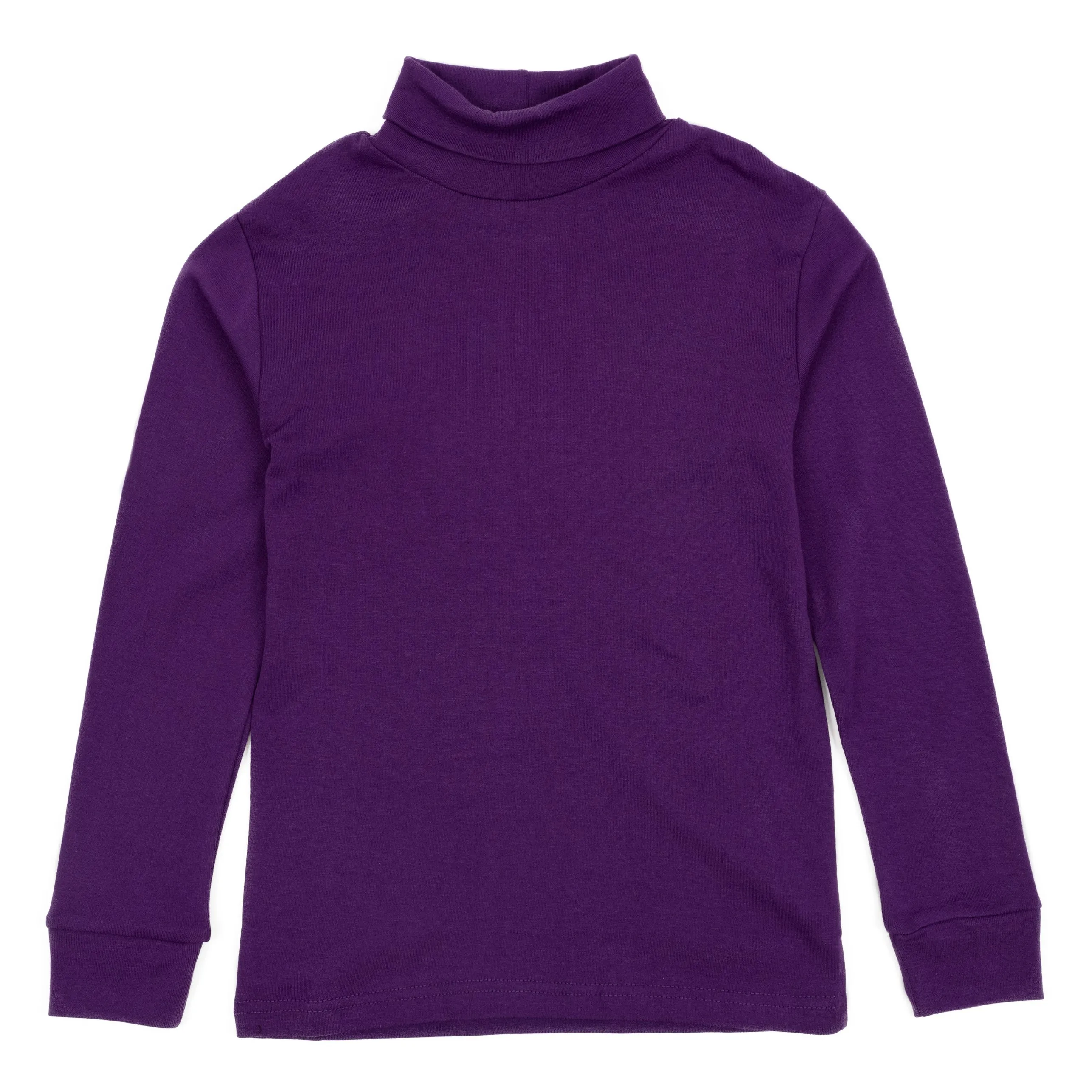 Kids Turtleneck Boho Solid Color