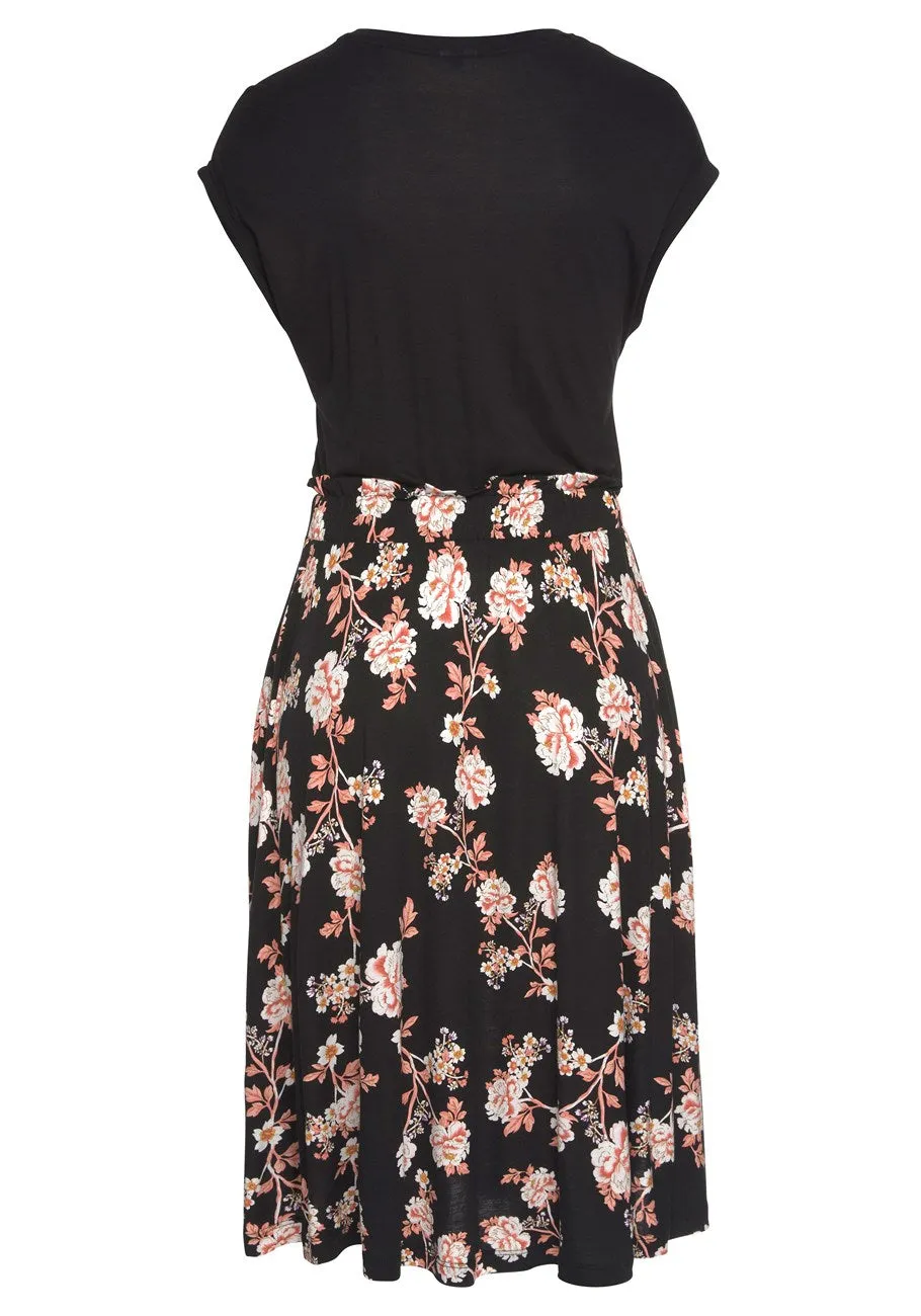 LASCANA Women's 2-In-1 Look Dress