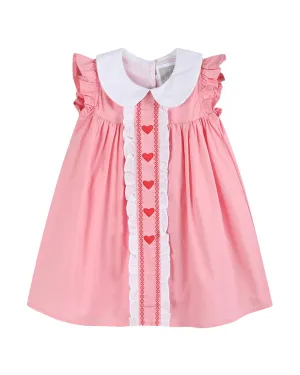 Lil Cactus Heart Valentine Ruffle Dress