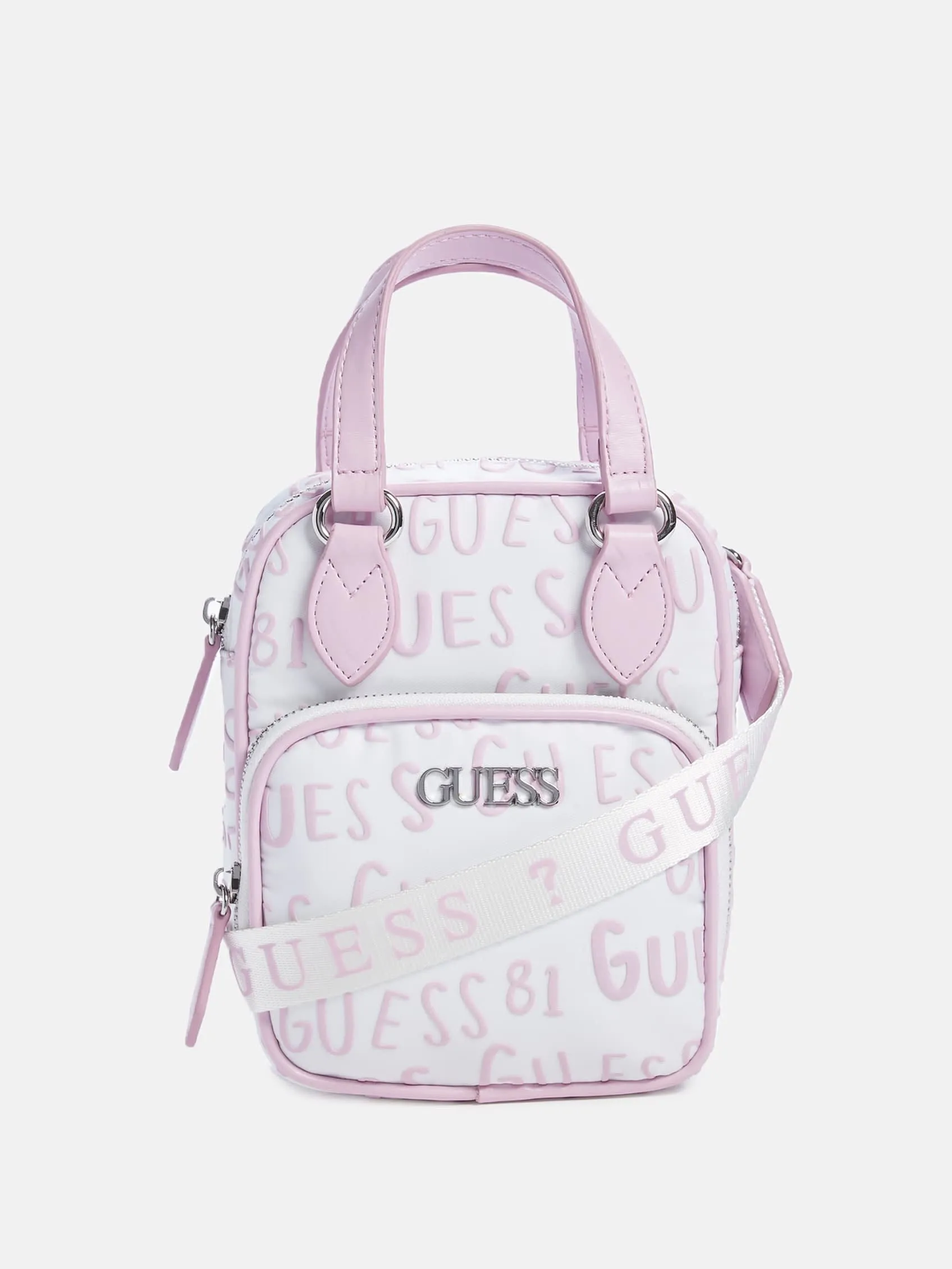 Logo Print Nylon Crossbody