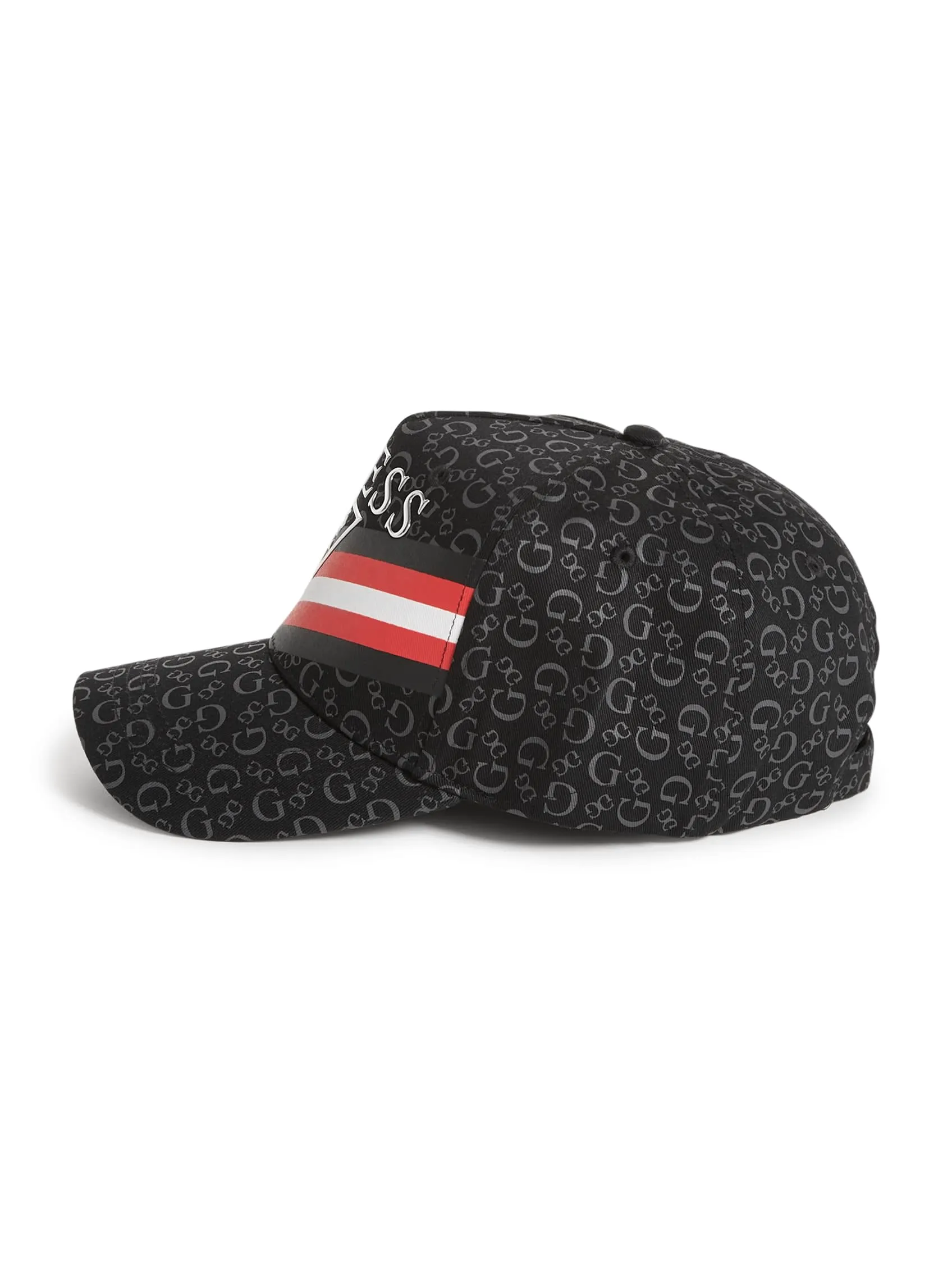 Logo Striped Baseball Hat