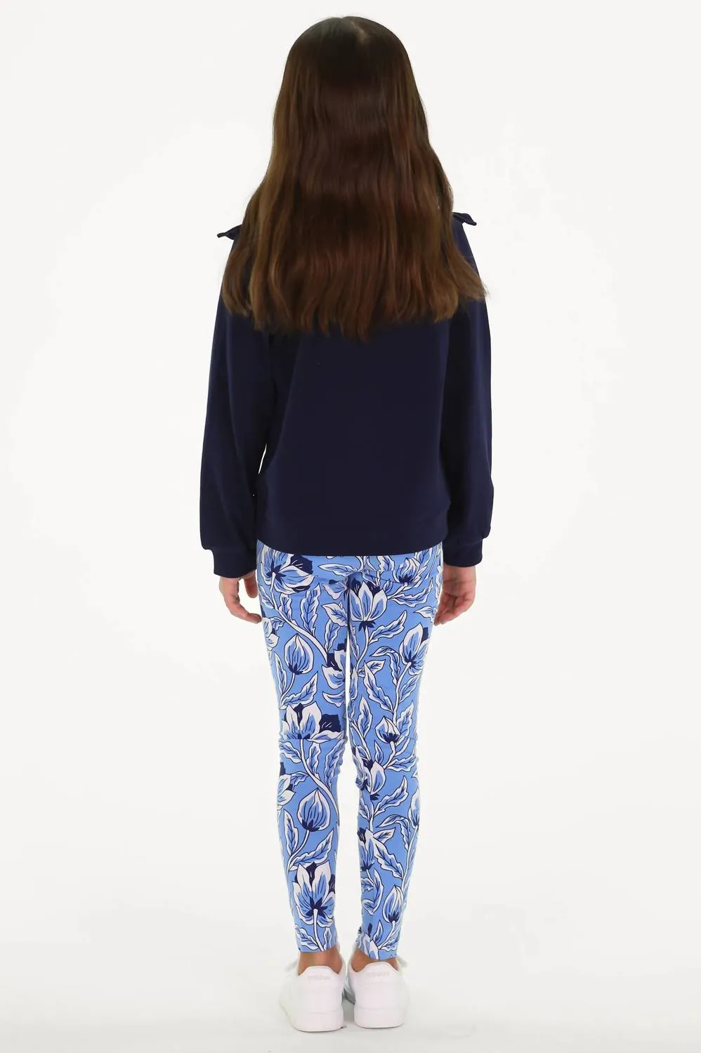 Lolly Legging In Blue Blossom