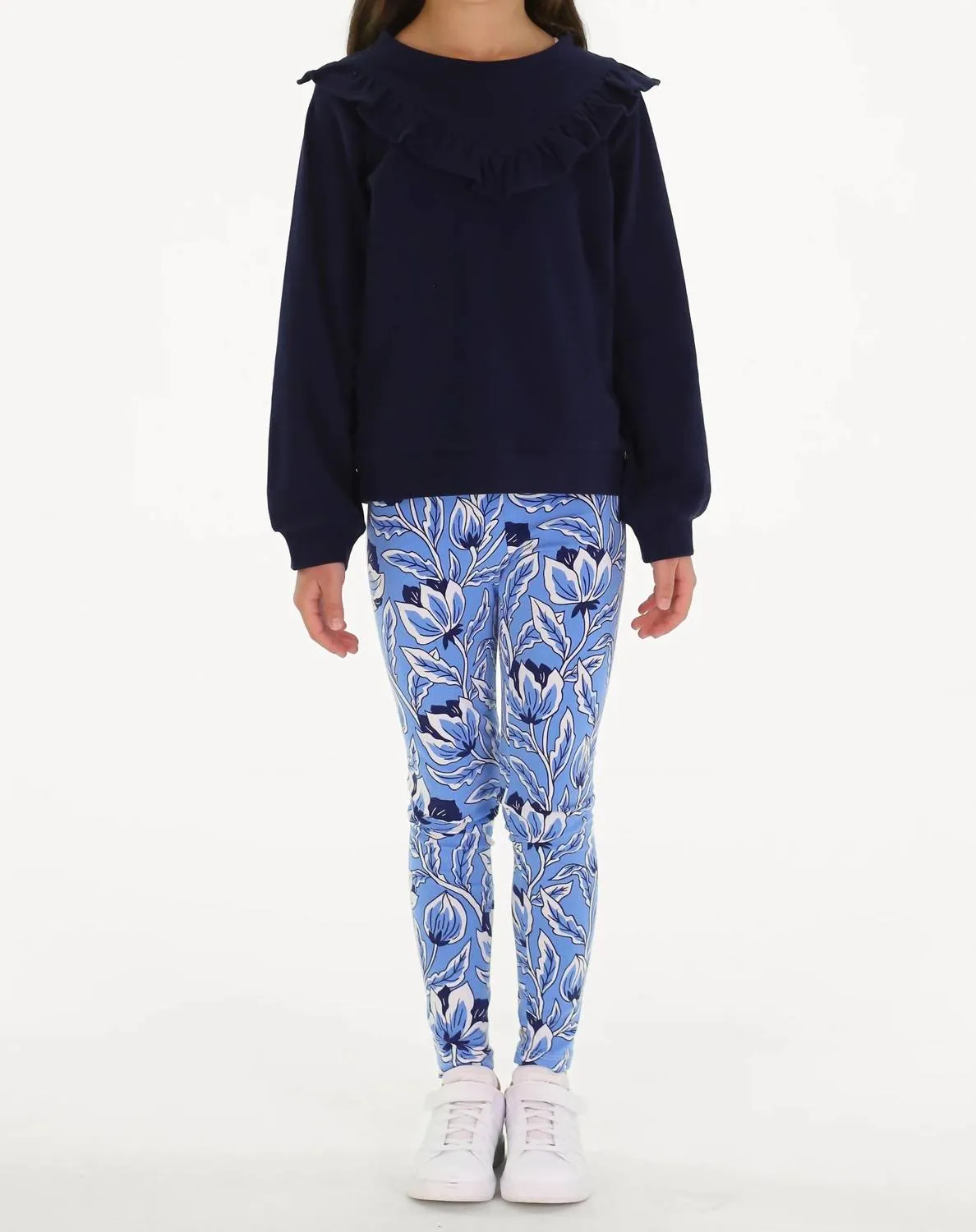 Lolly Legging In Blue Blossom