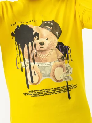 LONG SLEEVE BEAR T SHIRT