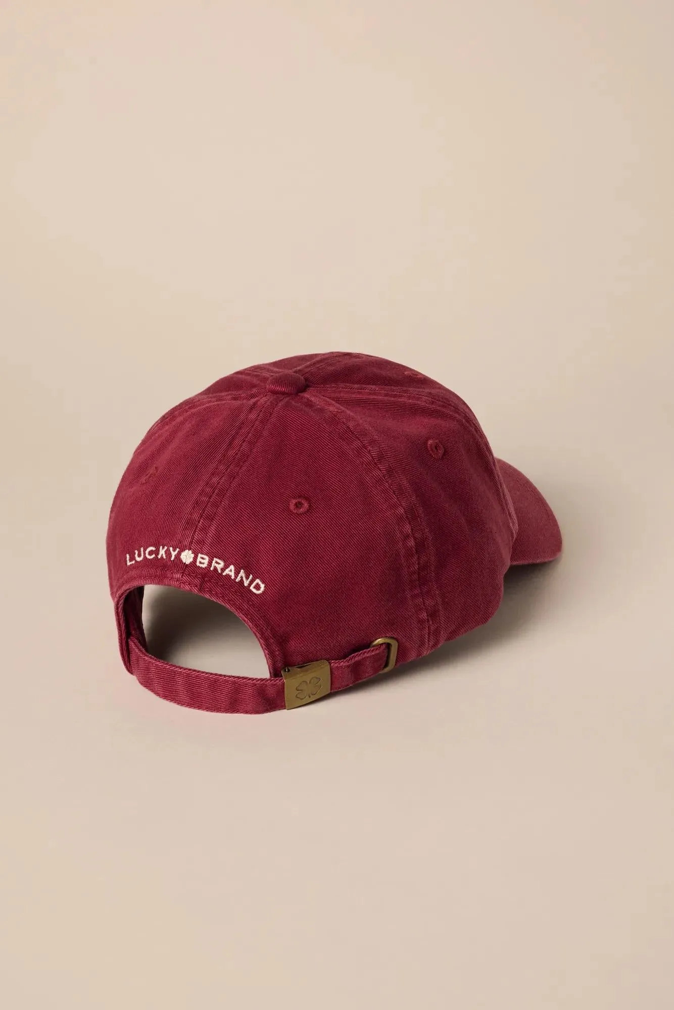 Lucky Brand Clover Baseball Hat