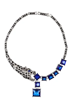 Lynx Necklace - Blue
