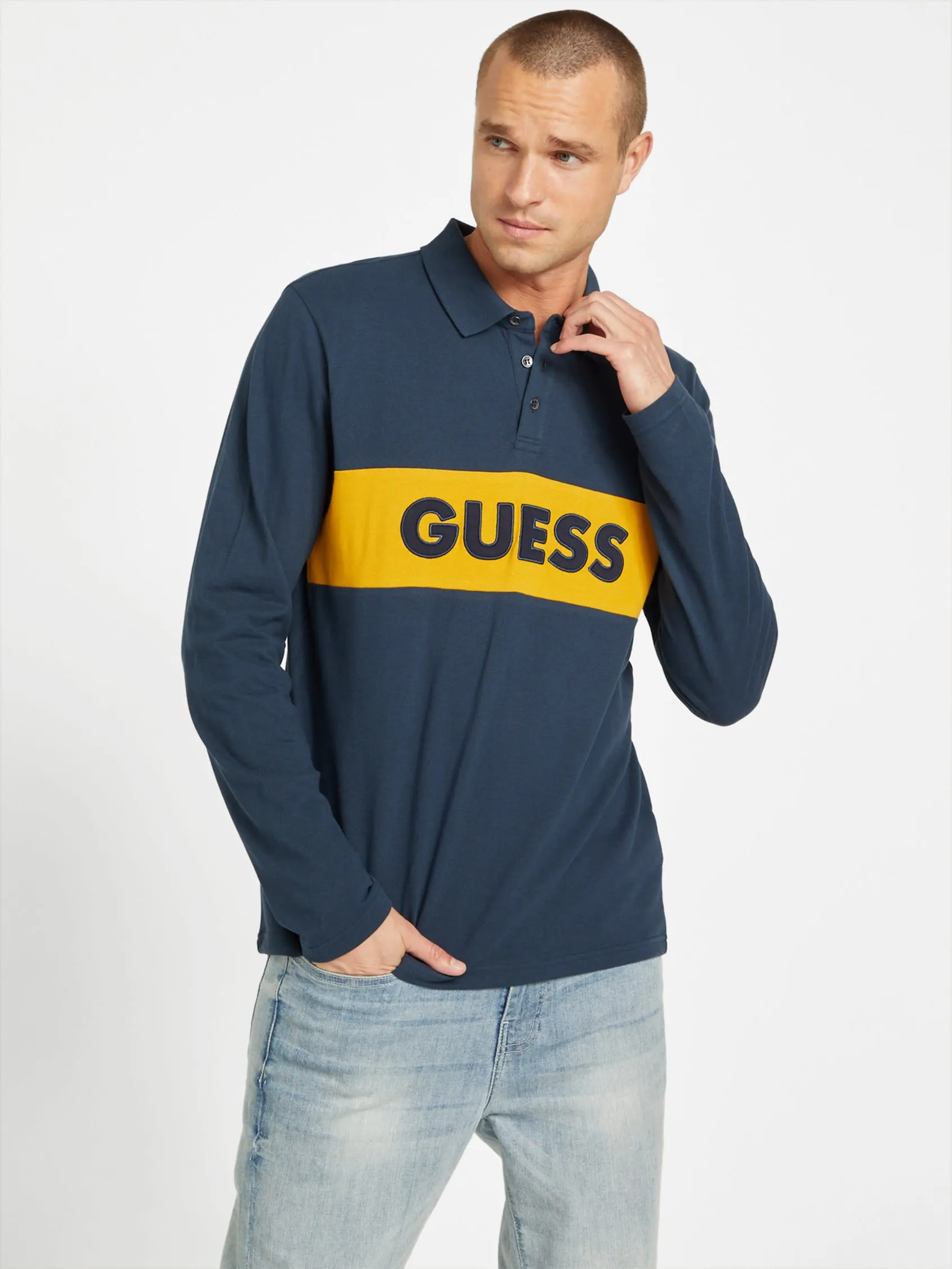 Malakai Long-Sleeve Polo