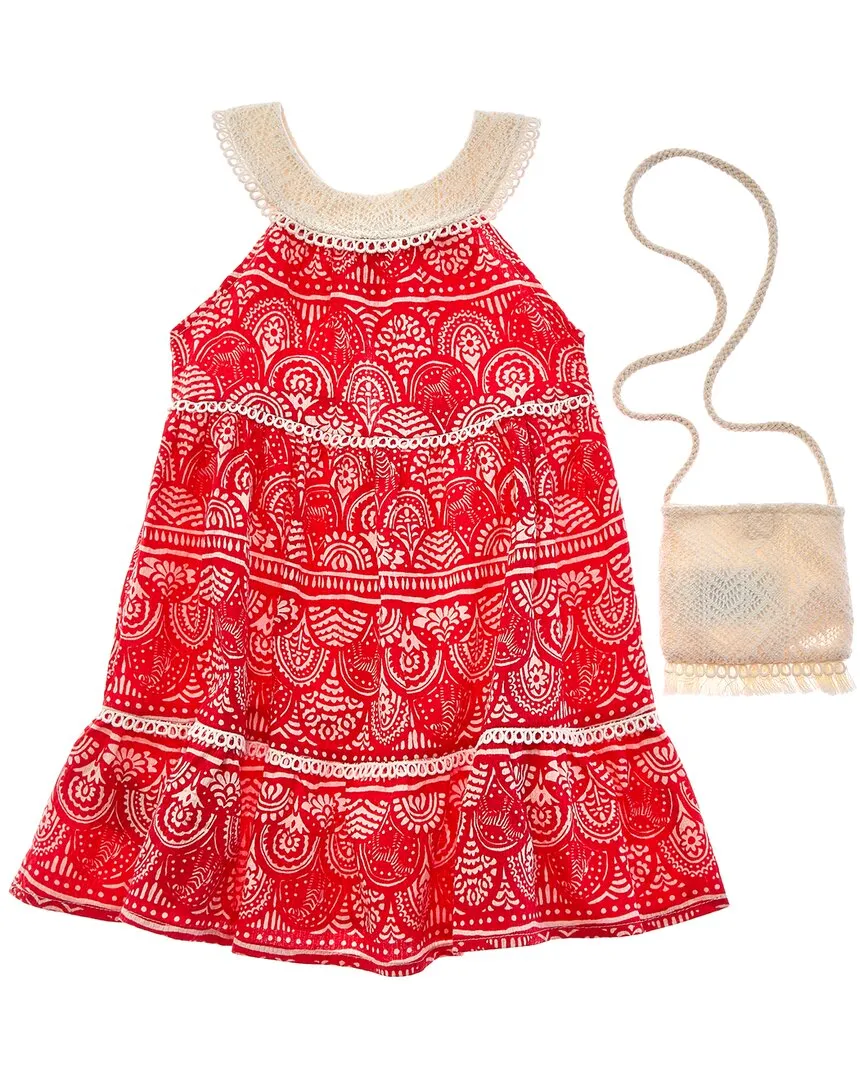 Mayoral Guipure Print Dress Handbag