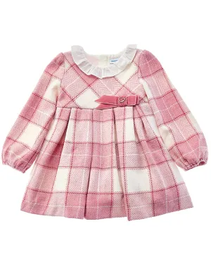 Mayoral Plaid Formal Wool-Blend Dress