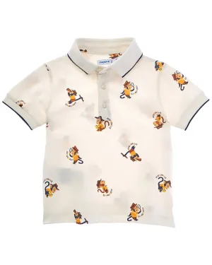 Mayoral Safari Print Polo
