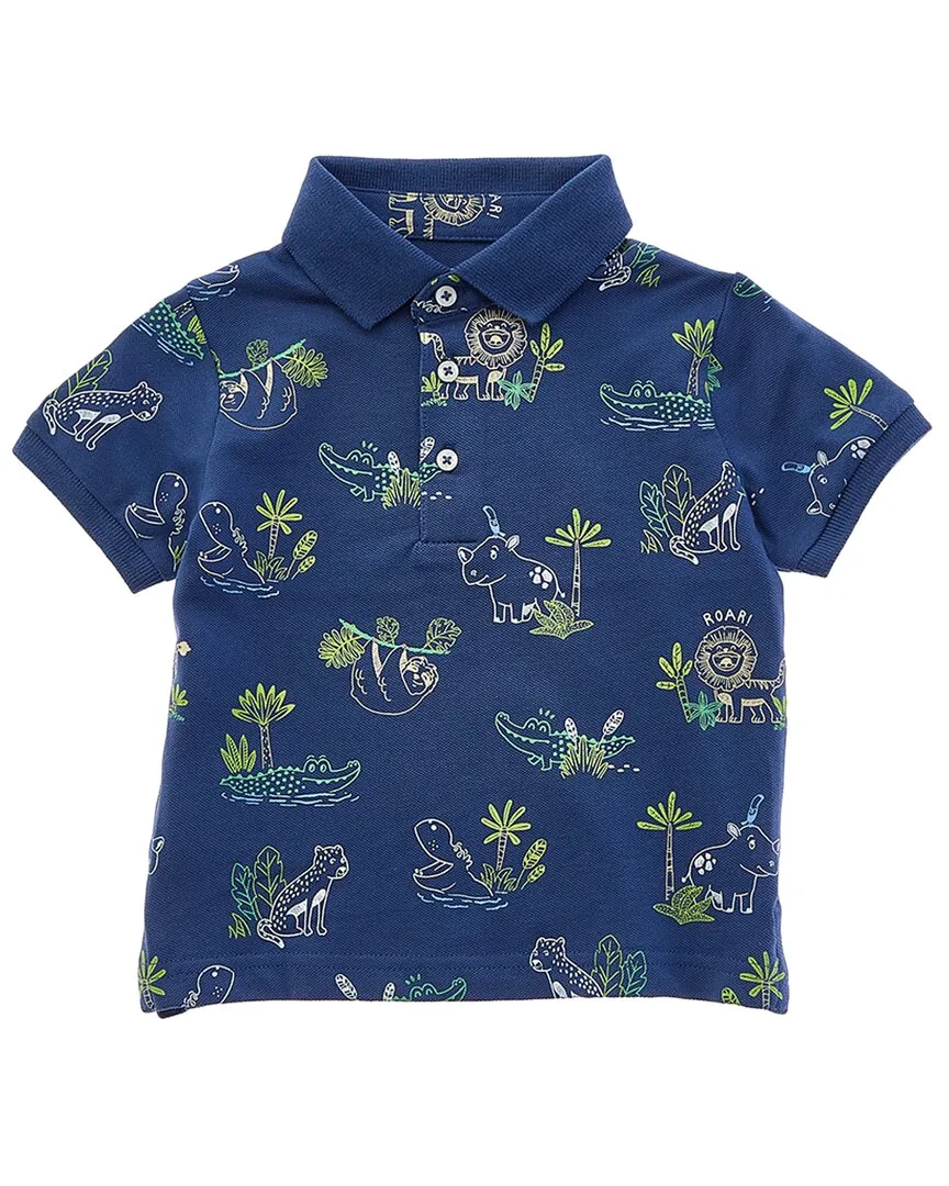 Mayoral Tropical Print Polo