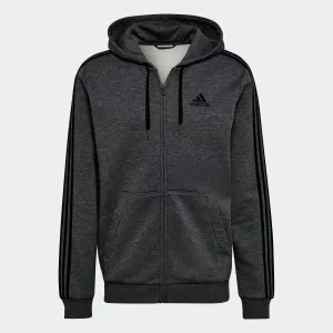 Men's adidas Essentials Fleece 3-Stripes Full-Zip Hoodie