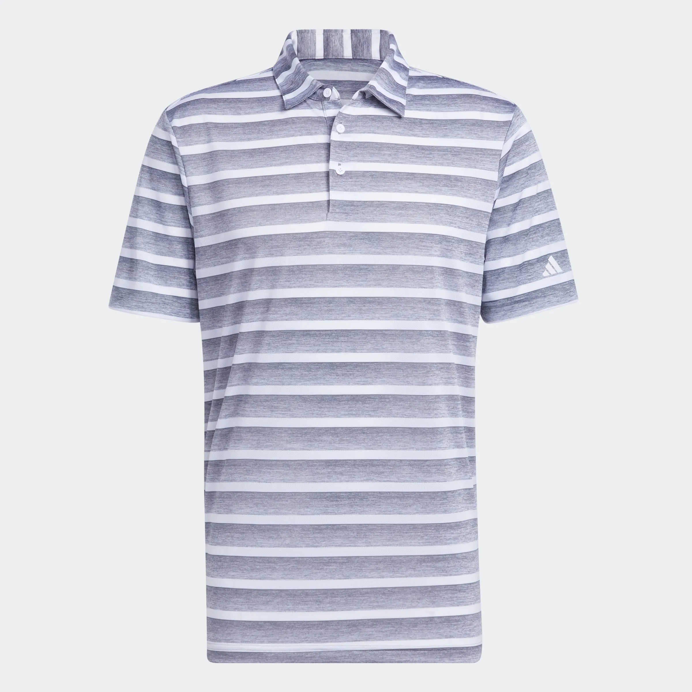 Men's adidas Two-Color Striped Polo Shirt