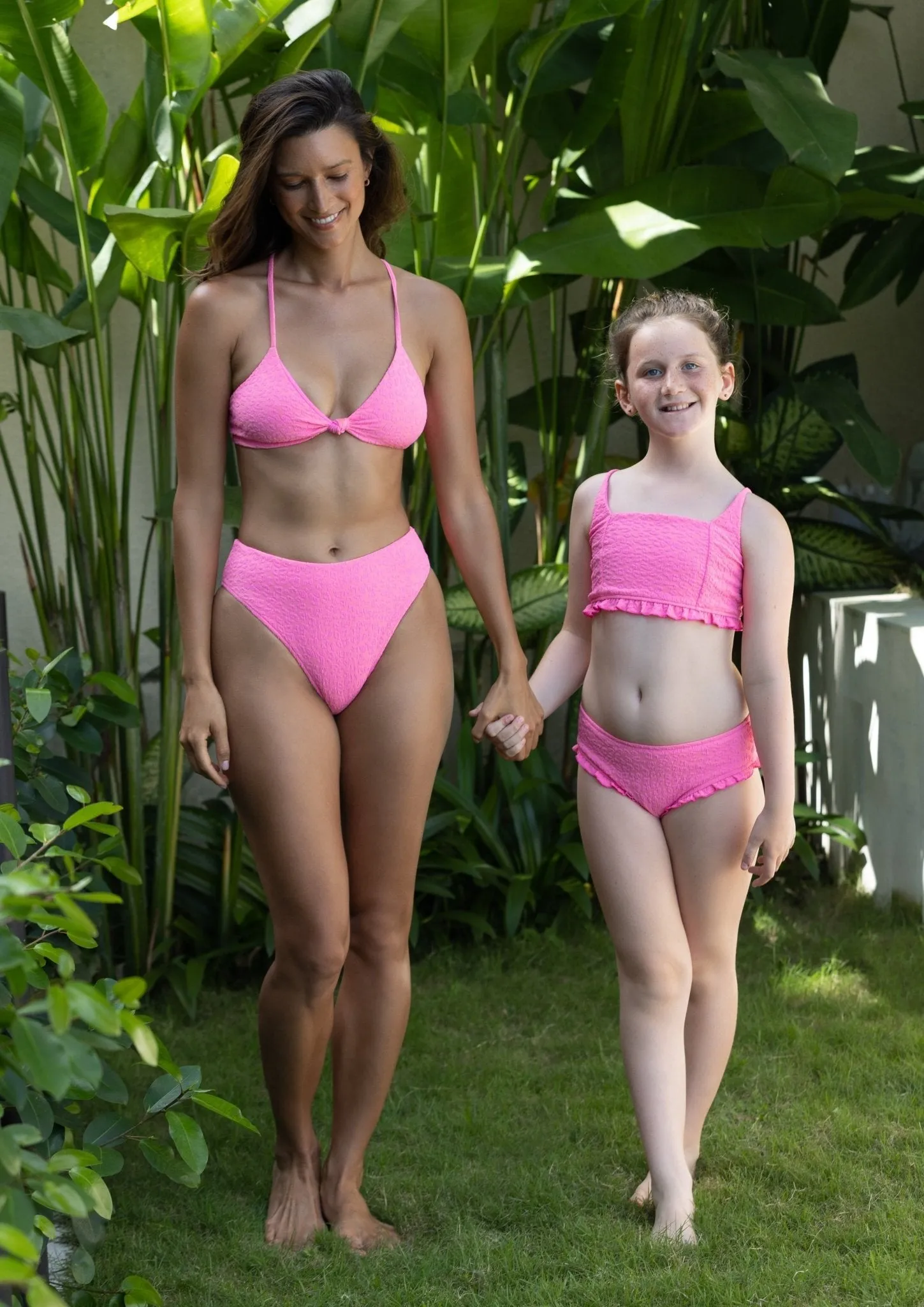 Mini Zuma Girls Bikini Set - Pink Leopard