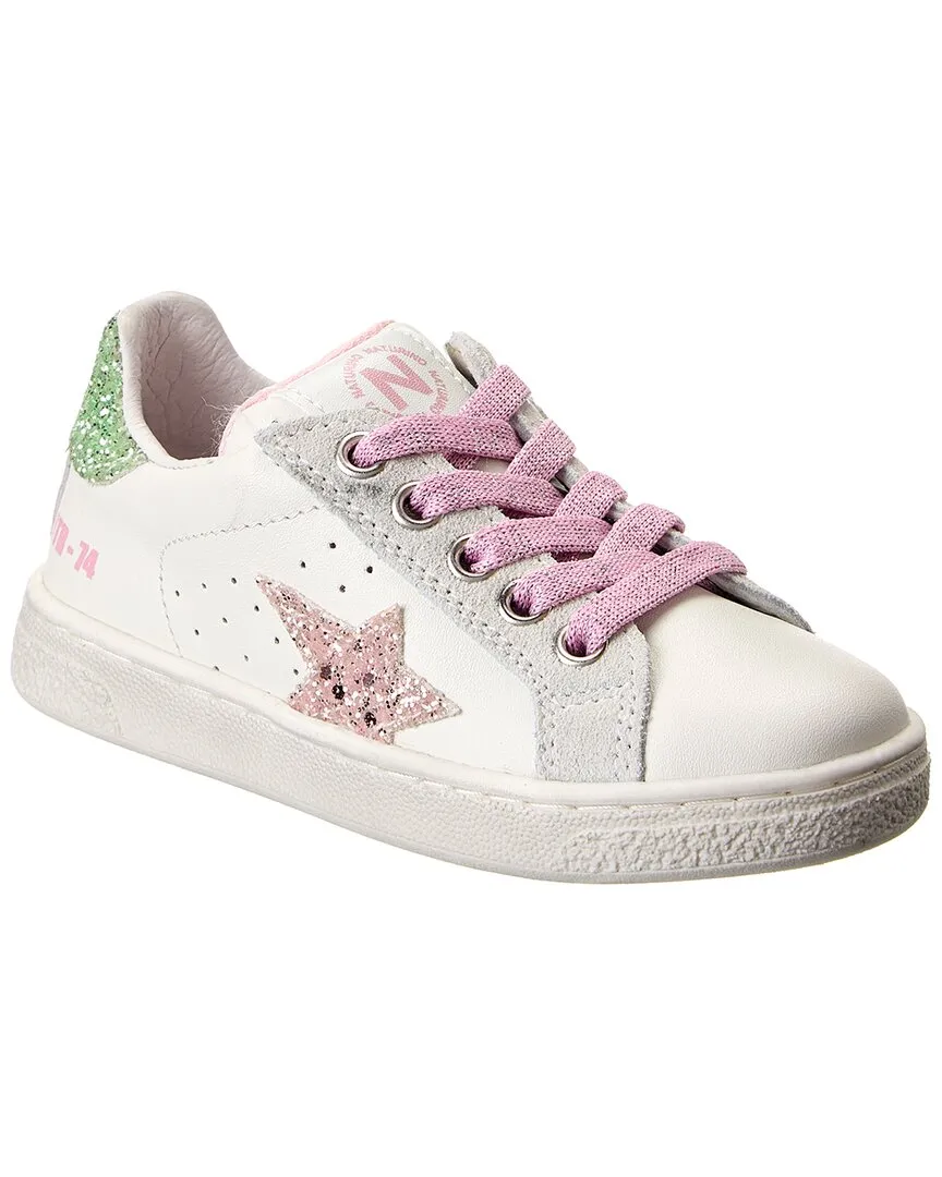 Naturino Pinn Zip Leather Sneaker