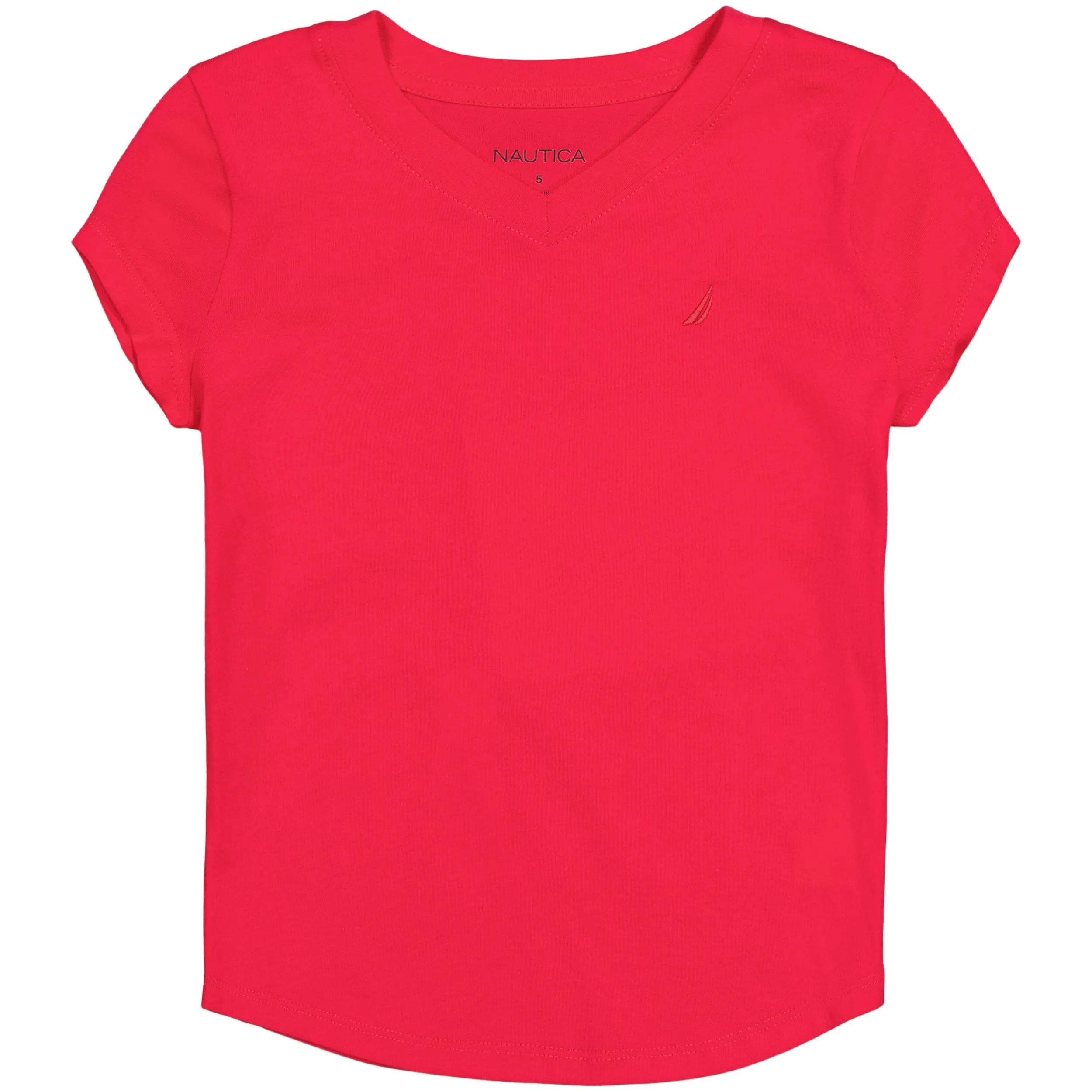 Nautica Girls' V-Neck T-Shirt (7-16)