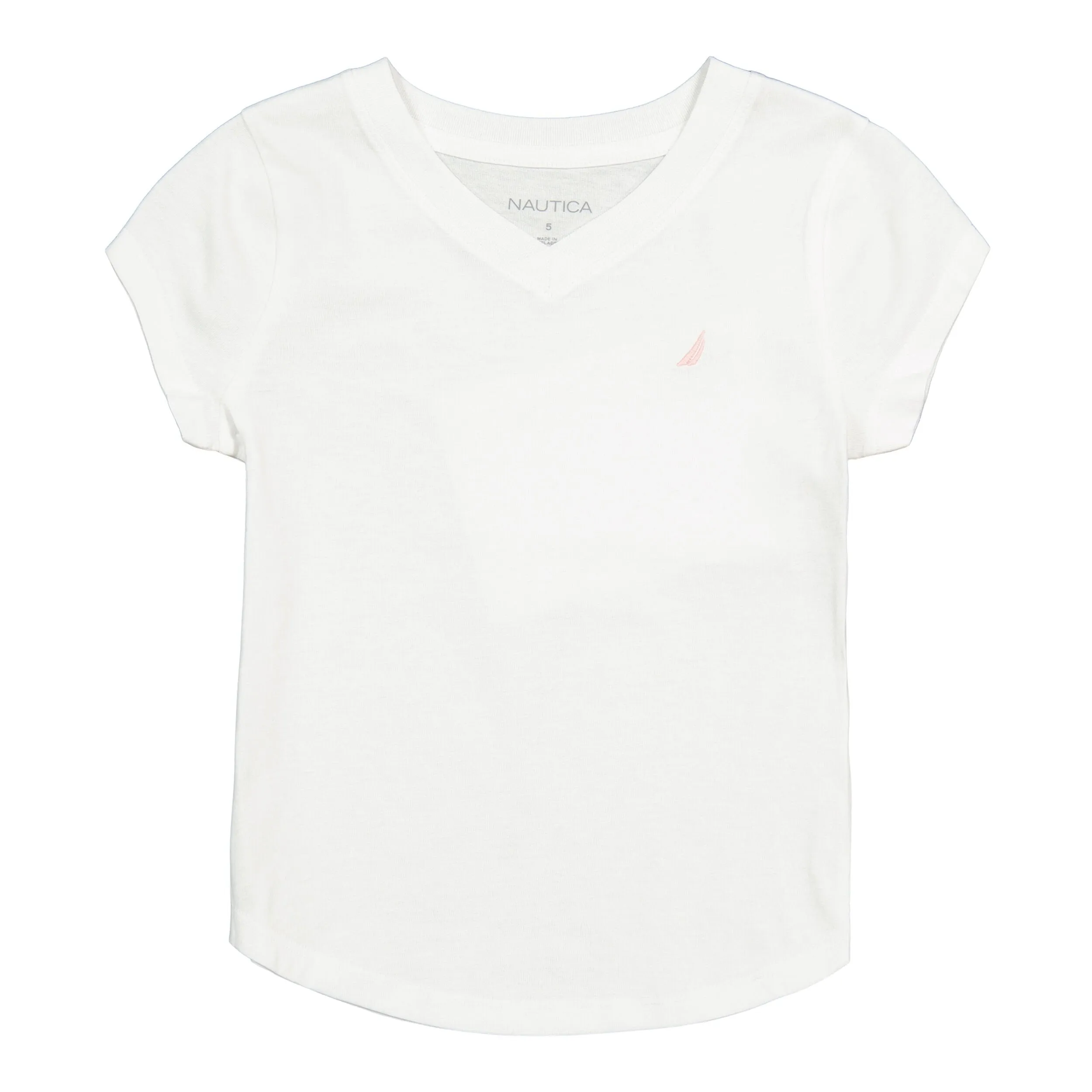 Nautica Girls' V-Neck T-Shirt (7-16)