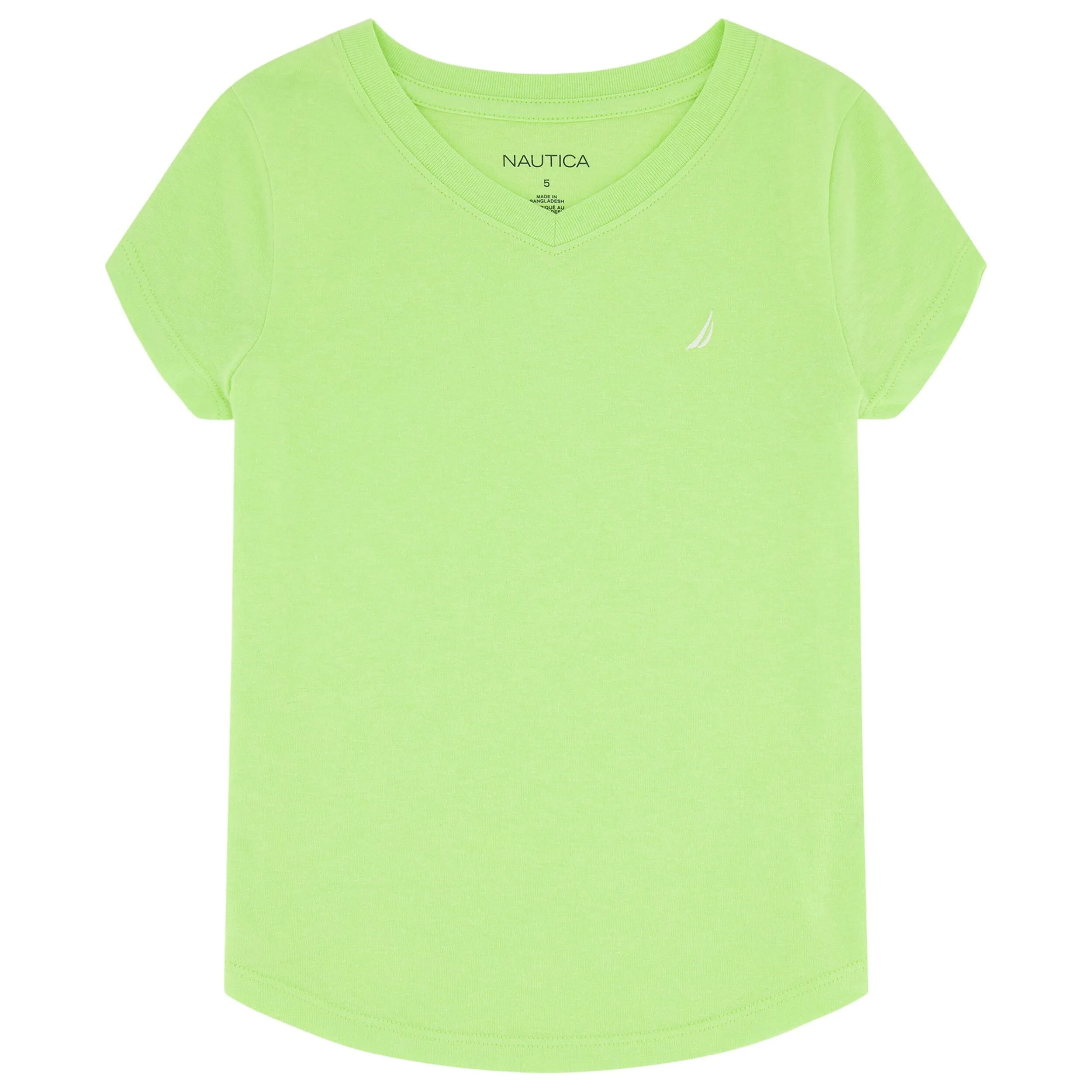 Nautica Girls' V-Neck T-Shirt (7-16)
