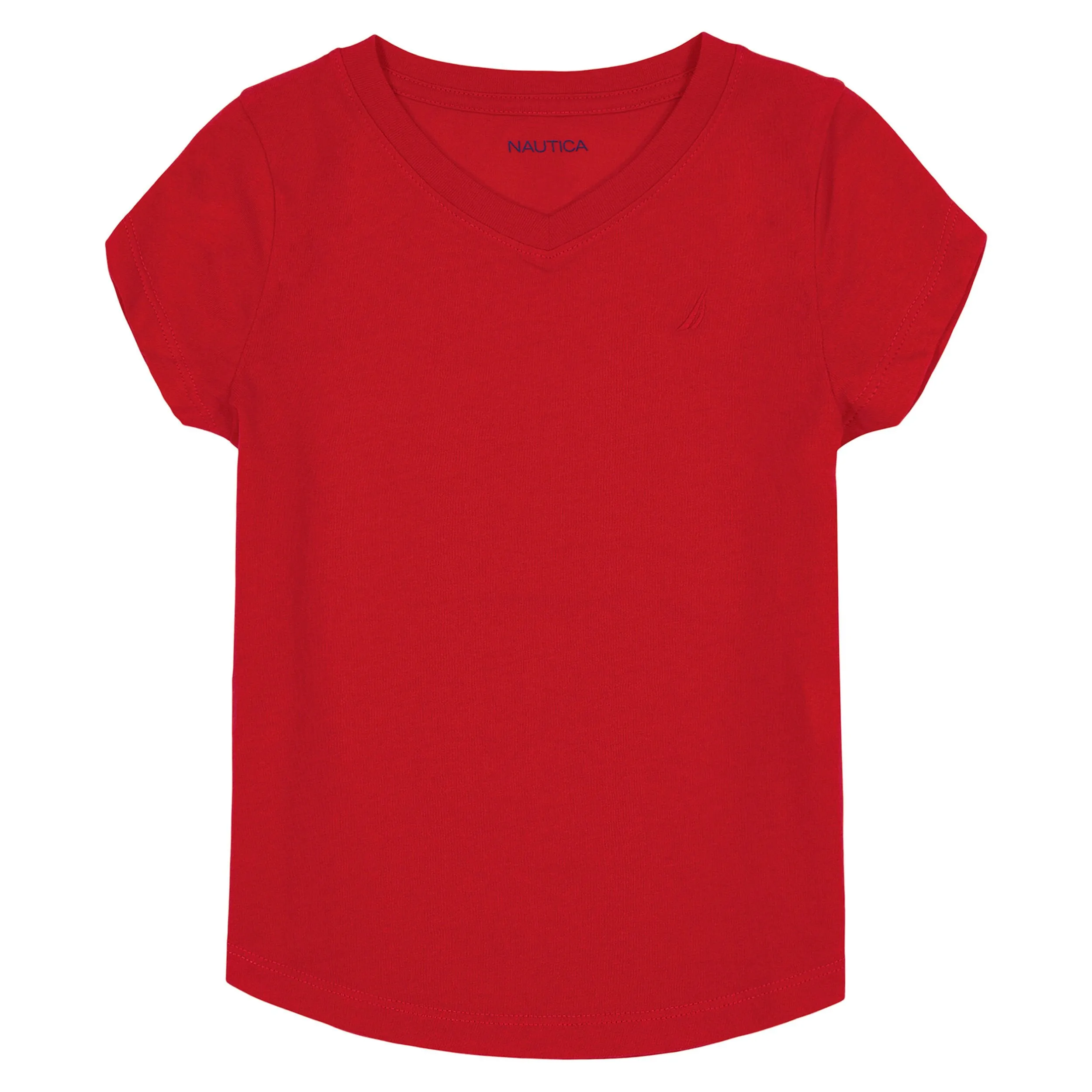 Nautica Girls' V-Neck T-Shirt (7-16)