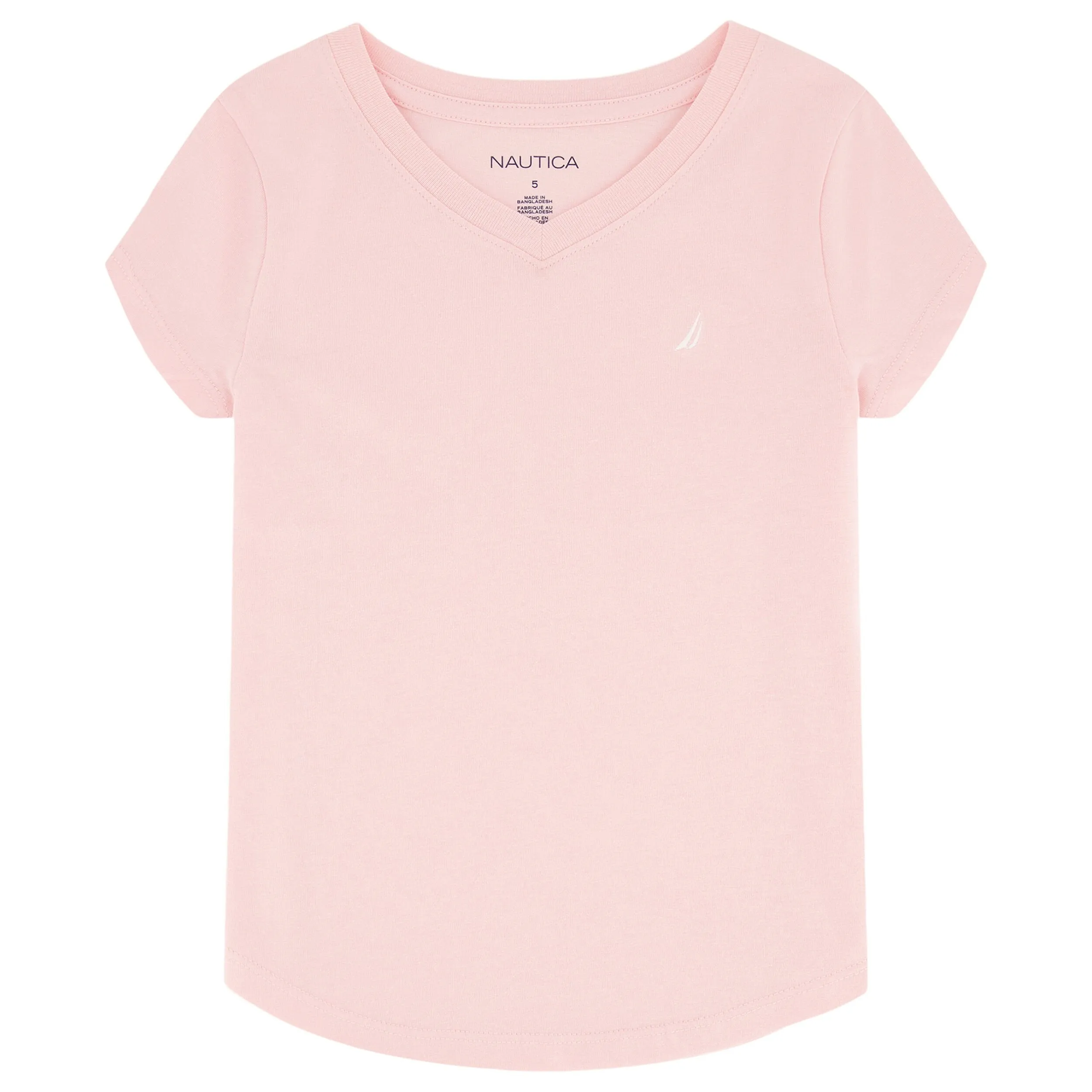 Nautica Girls' V-Neck T-Shirt (7-16)