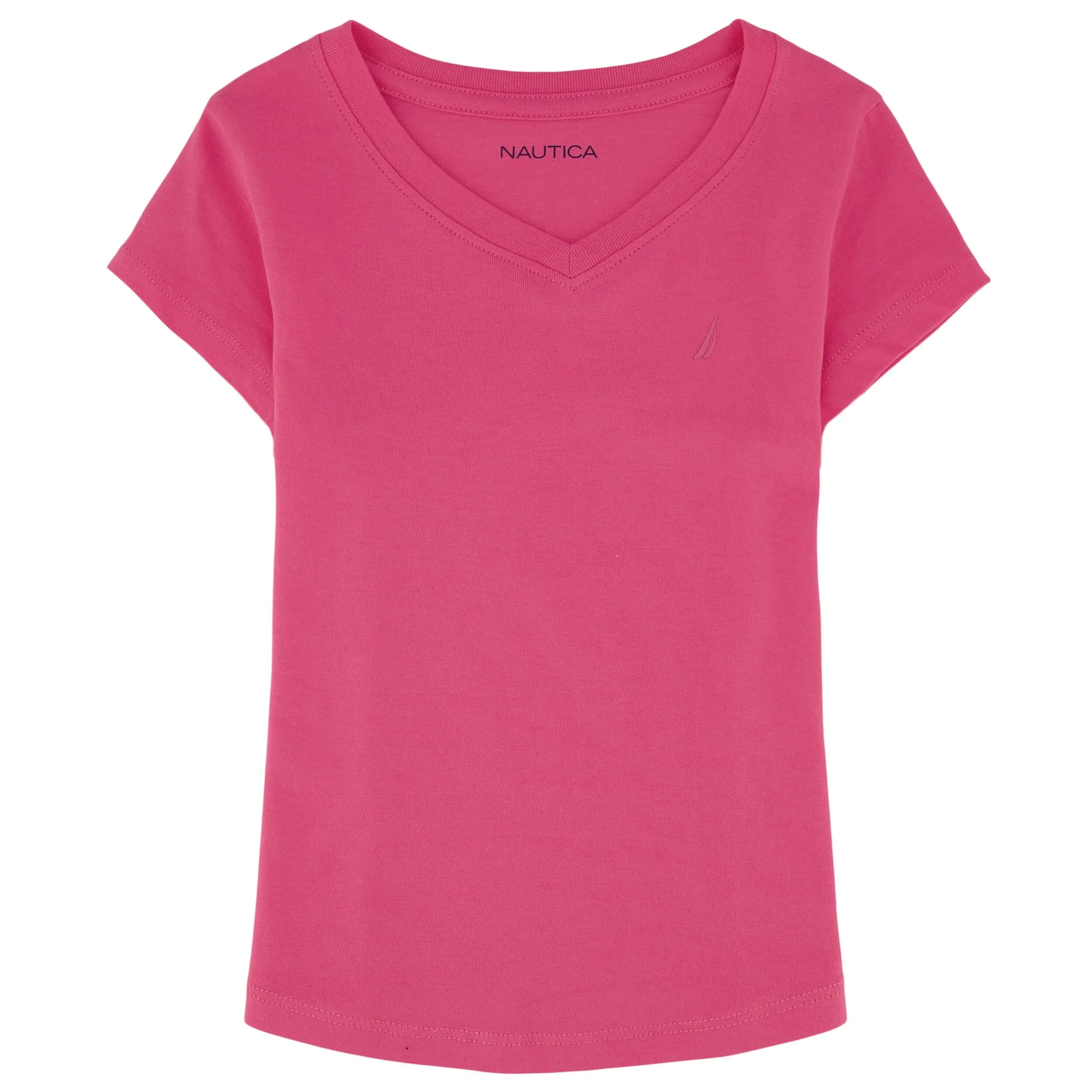 Nautica Girls' V-Neck T-Shirt (7-16)