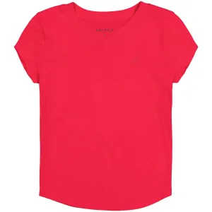 Nautica Girls' V-Neck T-Shirt (7-16)