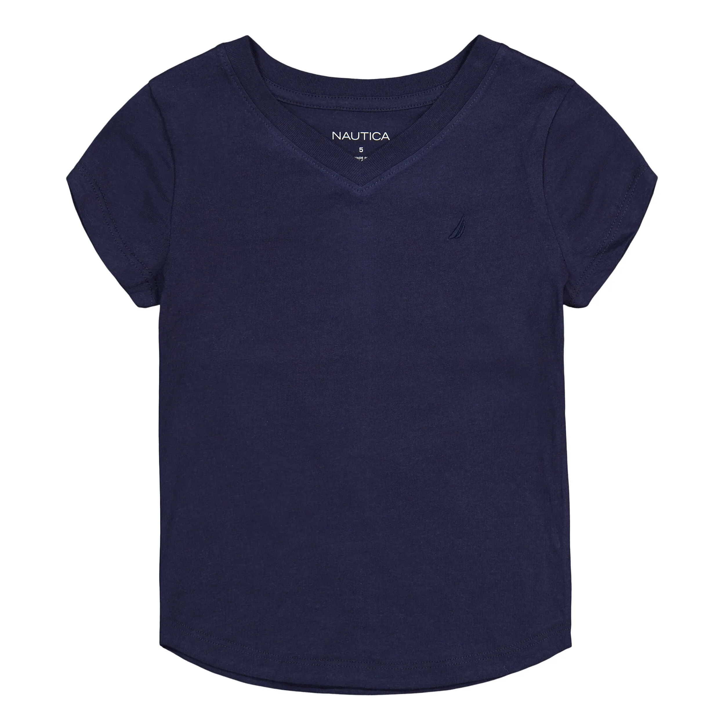 Nautica Girls' V-Neck T-Shirt (7-16)