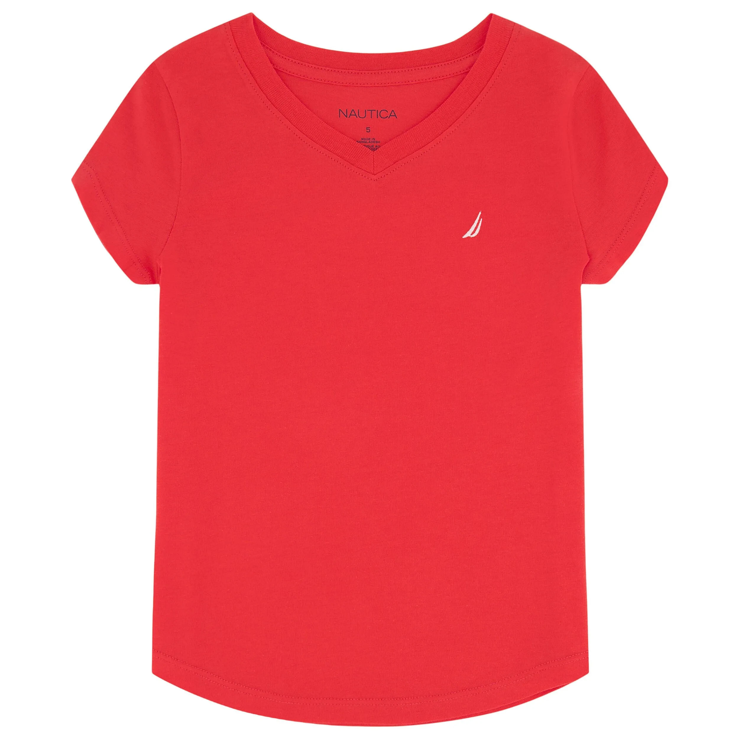 Nautica Girls' V-Neck T-Shirt (7-16)