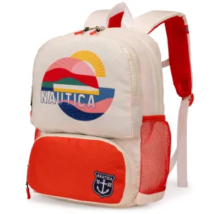 Nautica Kids Backpack for Kindergarten, Elementary School | 16" Tall | Sunny Day