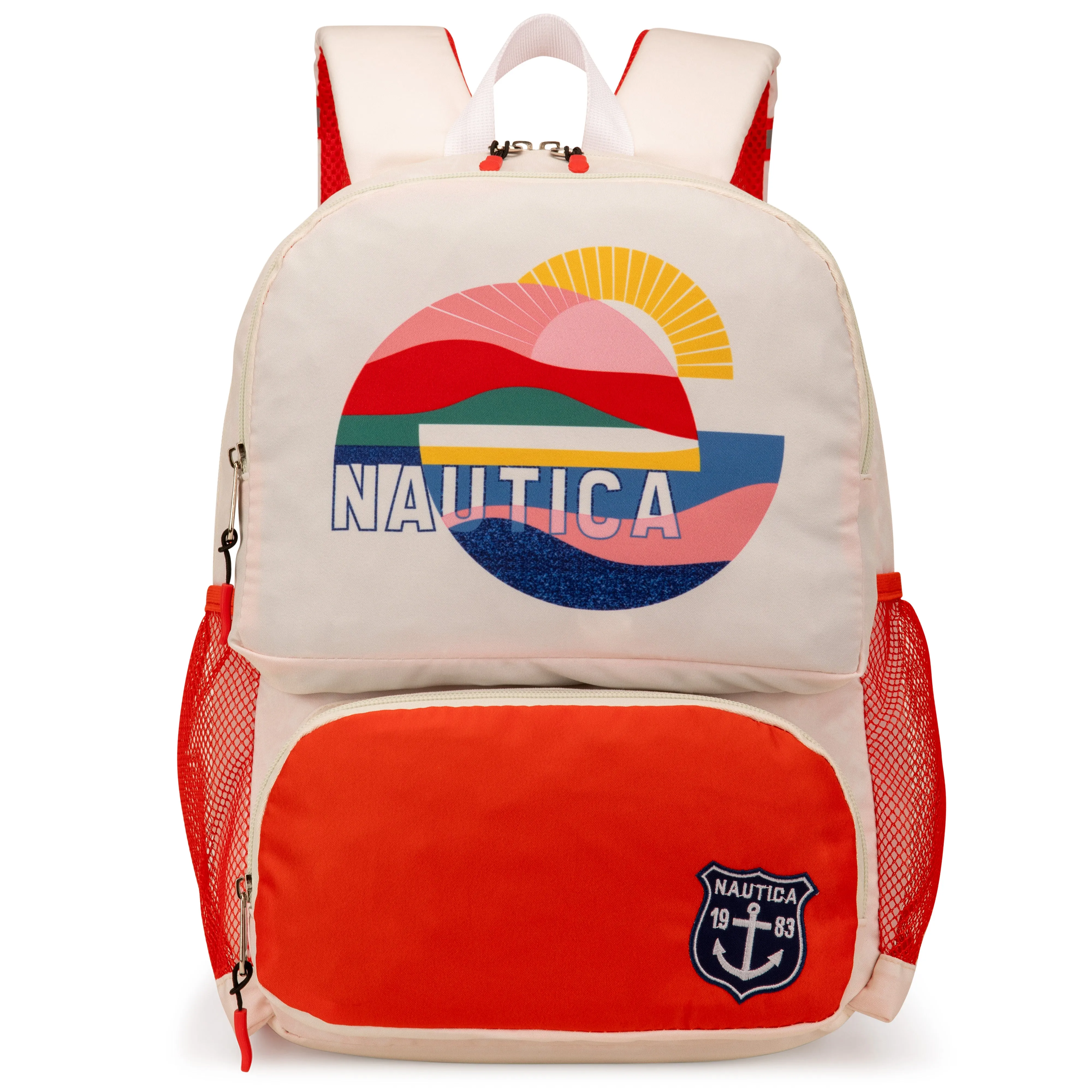 Nautica Kids Backpack for Kindergarten, Elementary School | 16" Tall | Sunny Day