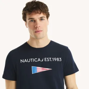 Nautica Mens 1983 Graphic T-Shirt