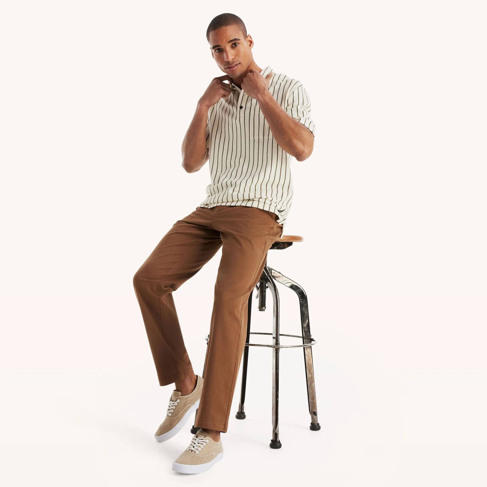 Nautica Mens Classic Fit Twill Pant