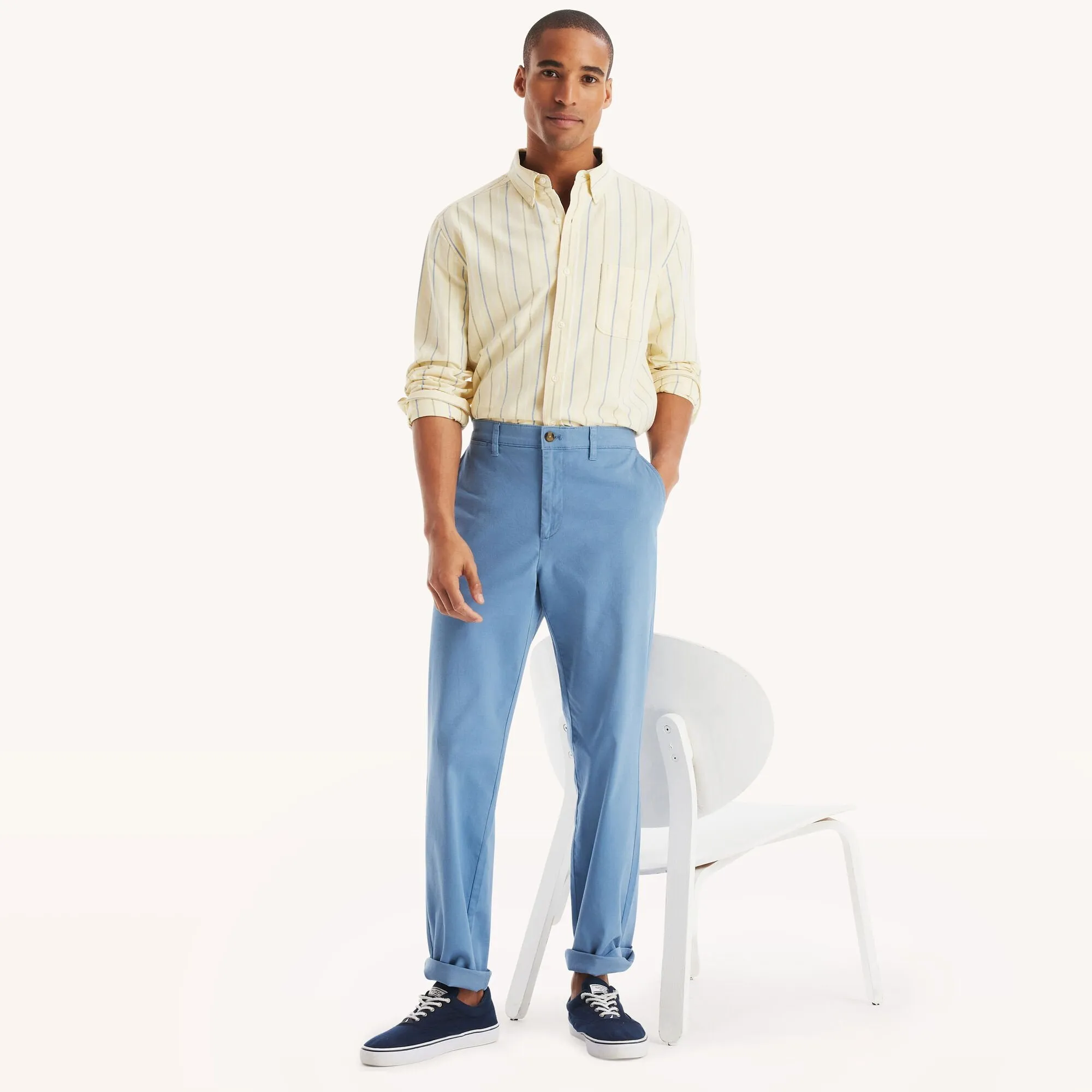 Nautica Mens Classic Fit Twill Pant