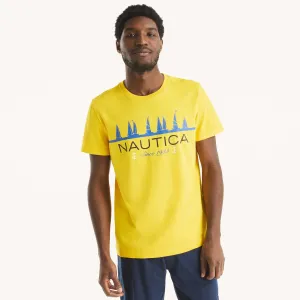 Nautica Mens Sailing Graphic T-Shirt