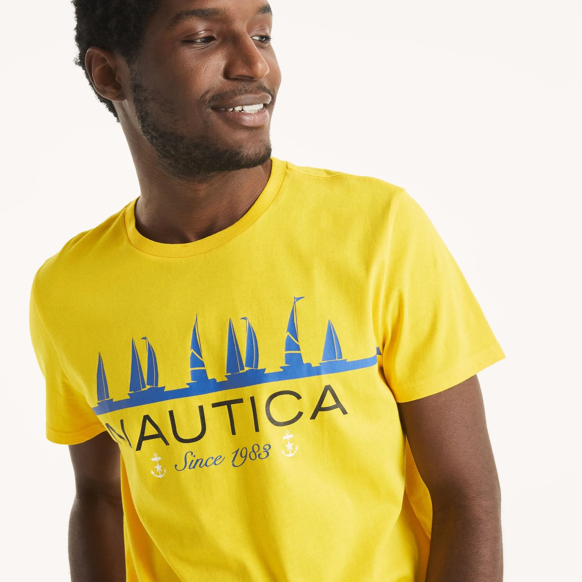 Nautica Mens Sailing Graphic T-Shirt