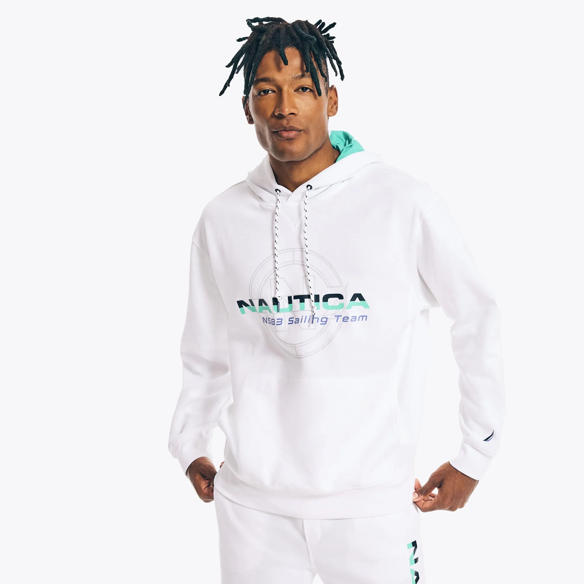 Nautica Mens Sailing Team Pullover Hoodie