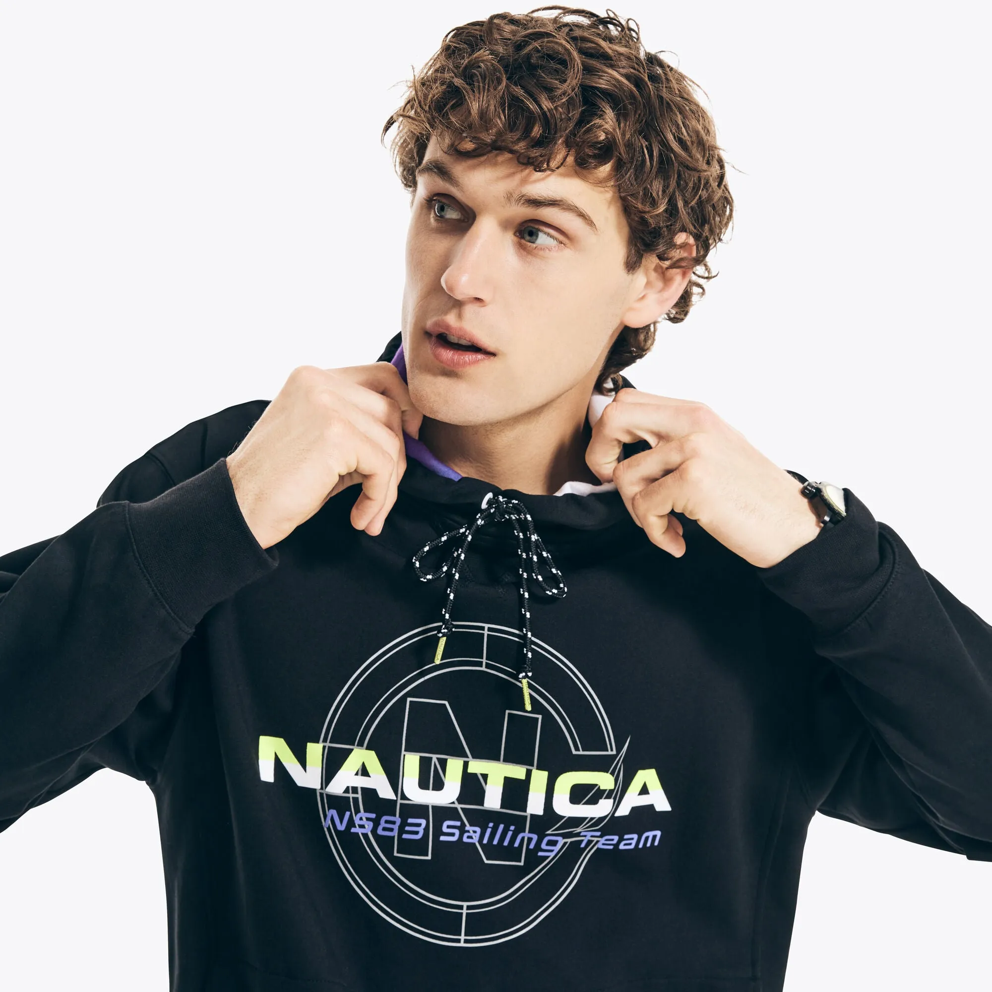 Nautica Mens Sailing Team Pullover Hoodie