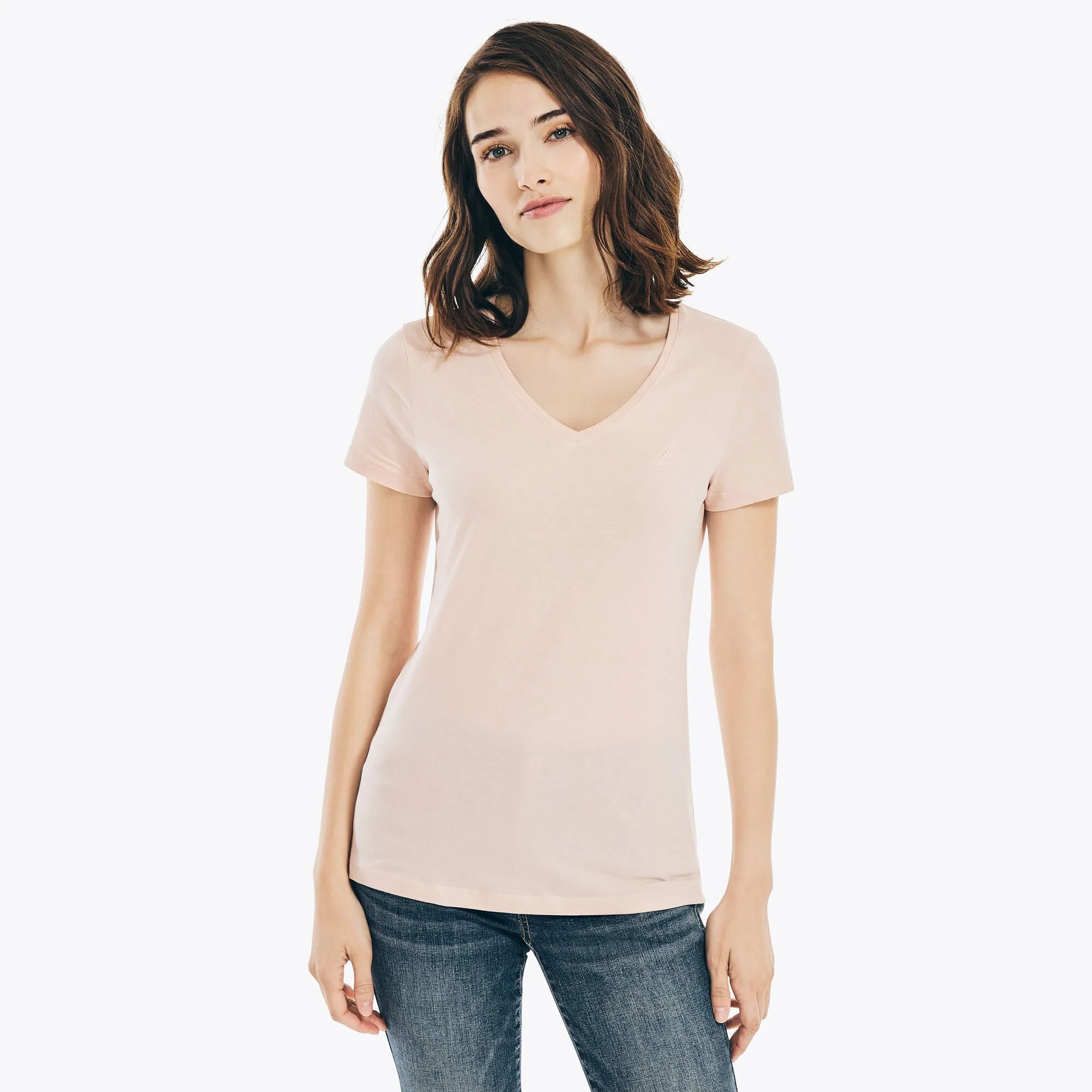 Nautica Sustainably Crafted V-Neck Deck T-Shirt