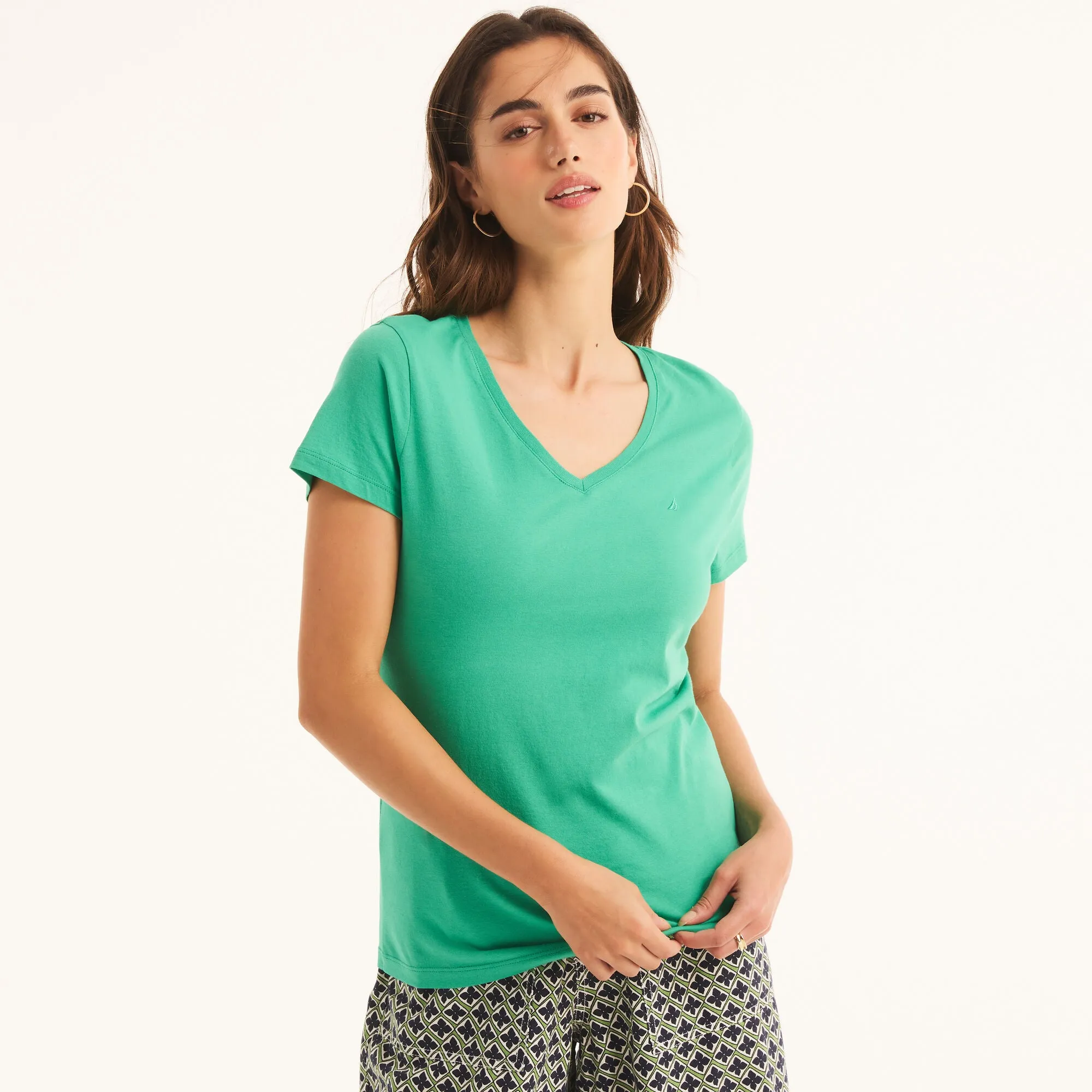 Nautica Sustainably Crafted V-Neck Deck T-Shirt