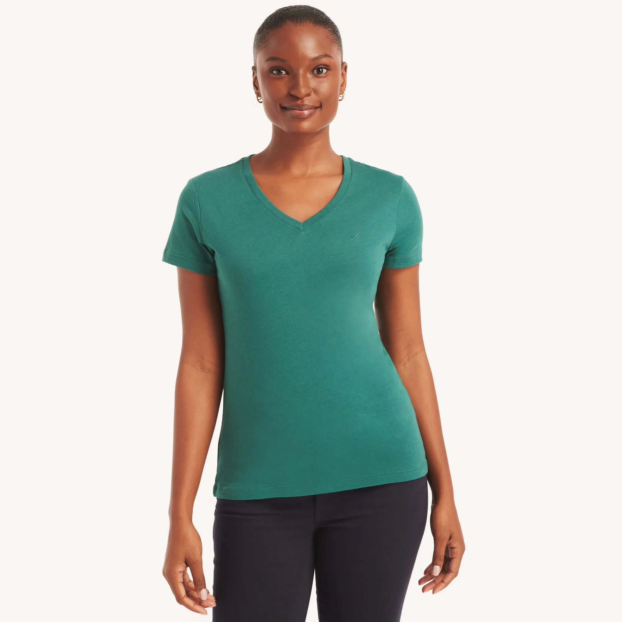 Nautica Sustainably Crafted V-Neck Deck T-Shirt