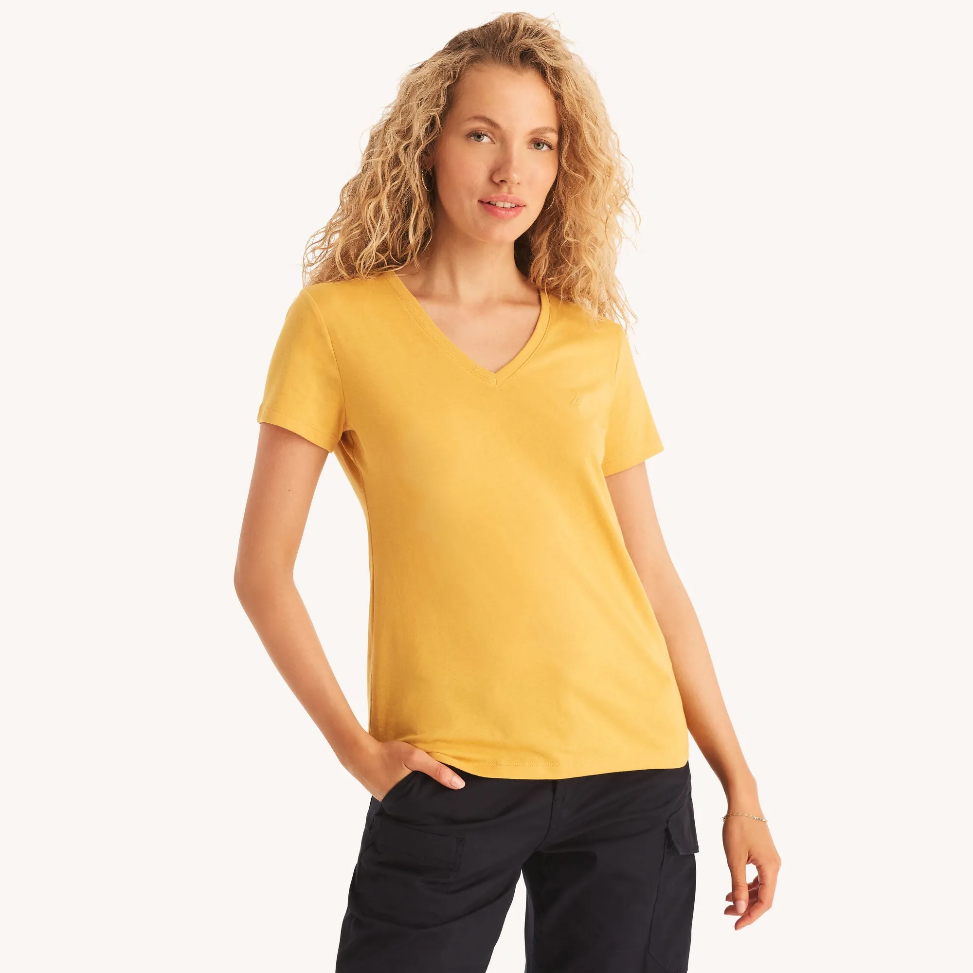 Nautica Sustainably Crafted V-Neck Deck T-Shirt