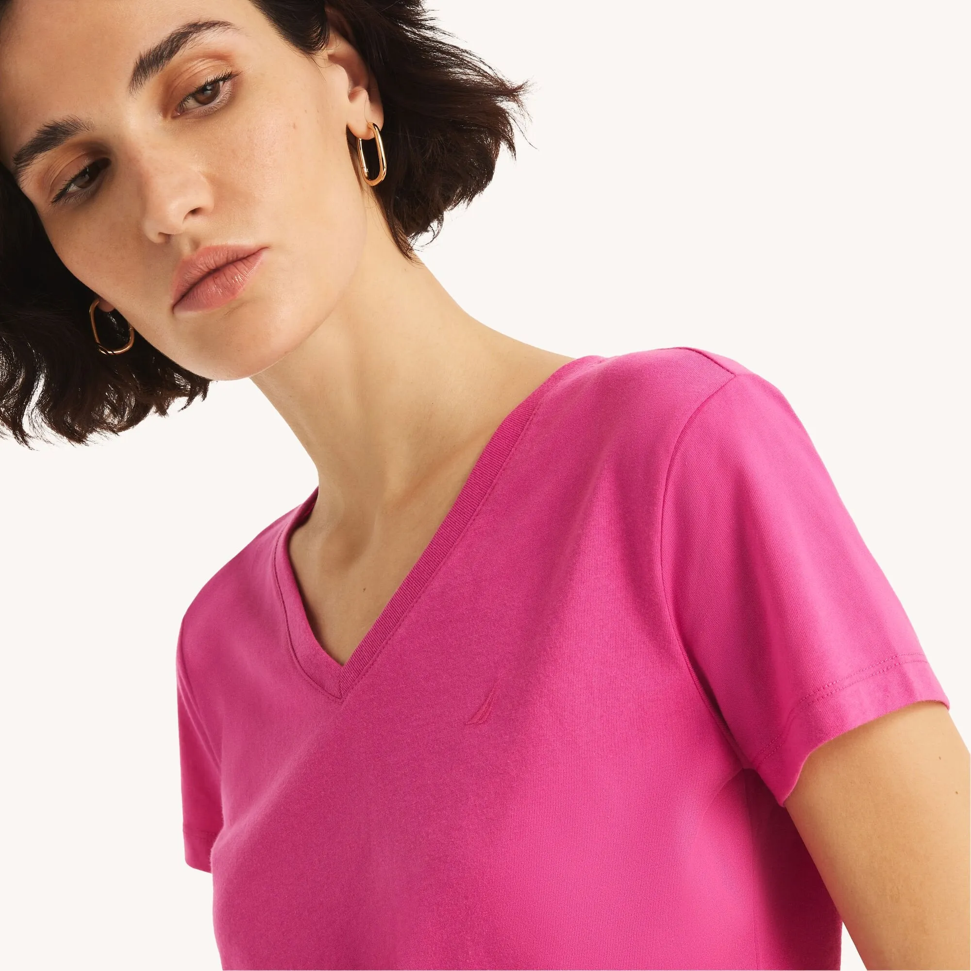 Nautica Sustainably Crafted V-Neck Deck T-Shirt