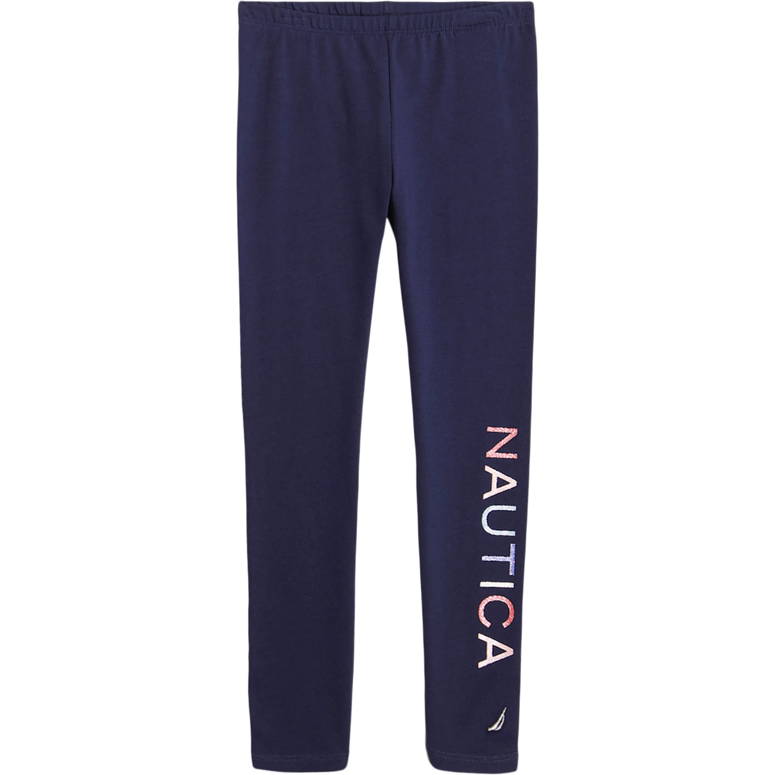 Nautica Toddler Girls' Glitter Logo Legging (2T-4T)