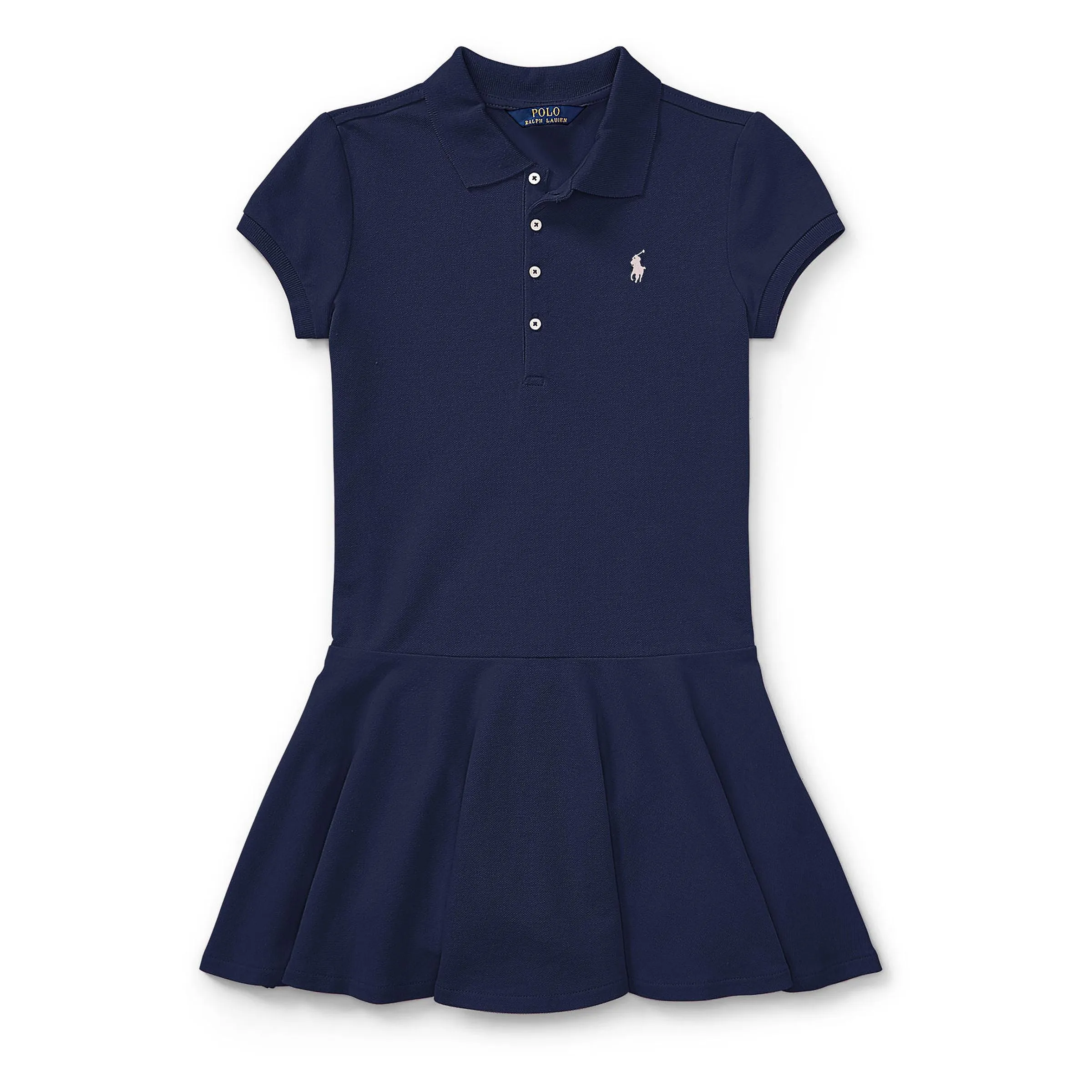 Navy Logo Jr Polo Dress