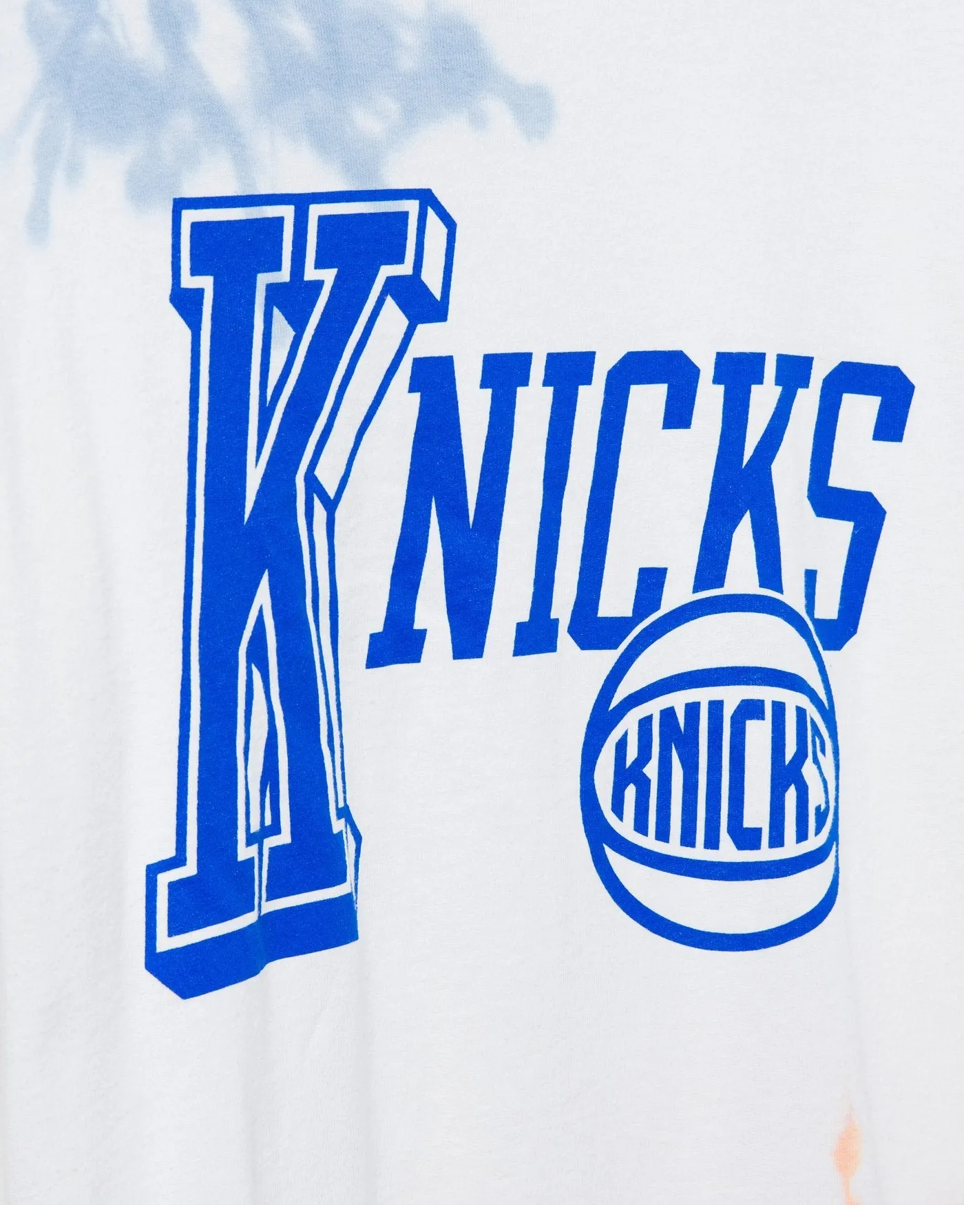 NBA New York Knicks Tie Dye Flea Market Long Sleeve Tee