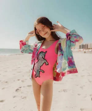 Neon Unicorn Swimsuit